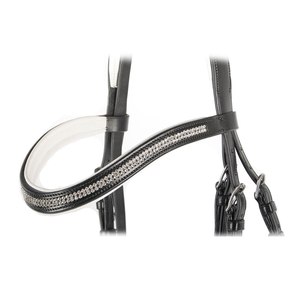 Оголовье трензельное "Crystal" с мексиканским капсюлем