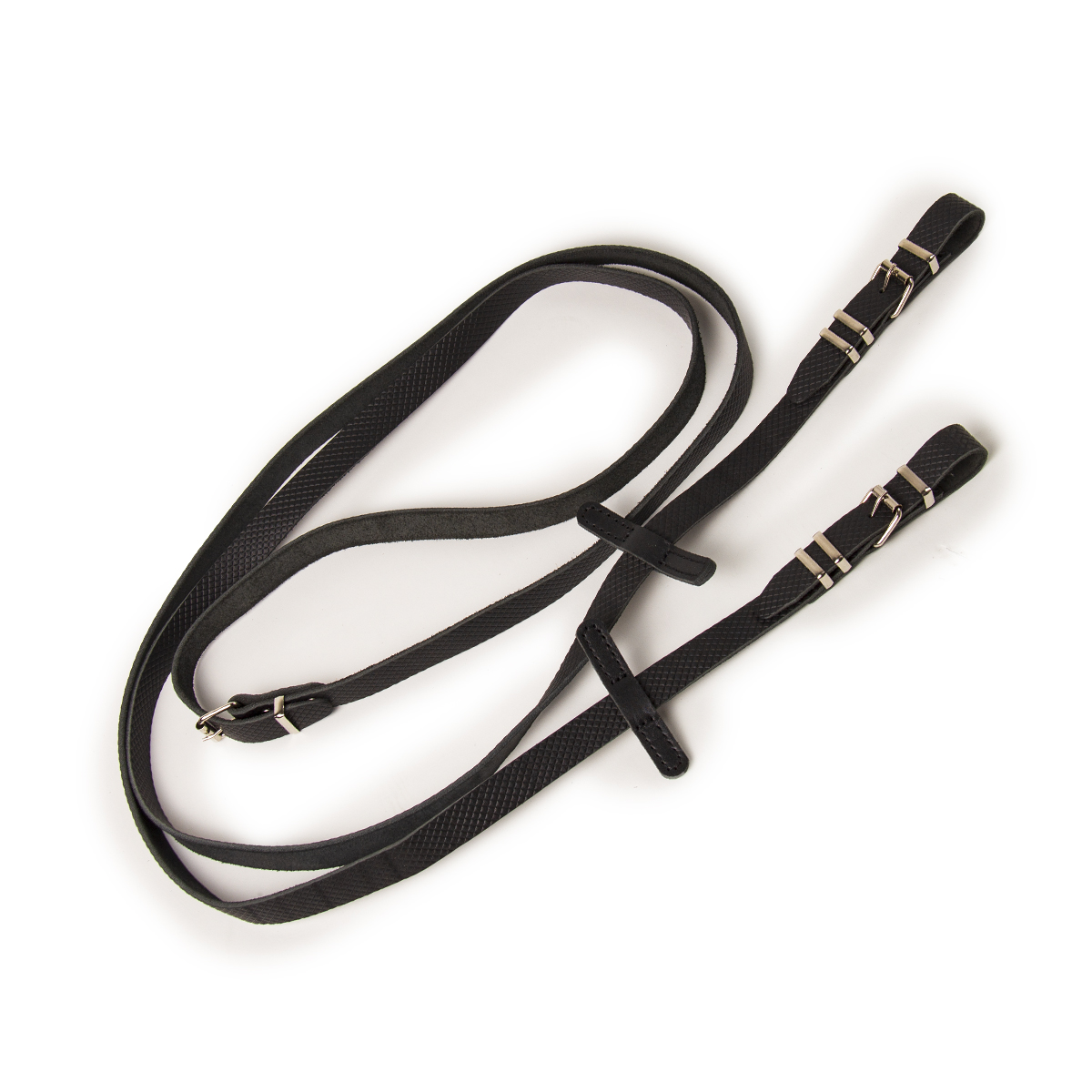 Повод кожаный с тиснением "TAYGA"