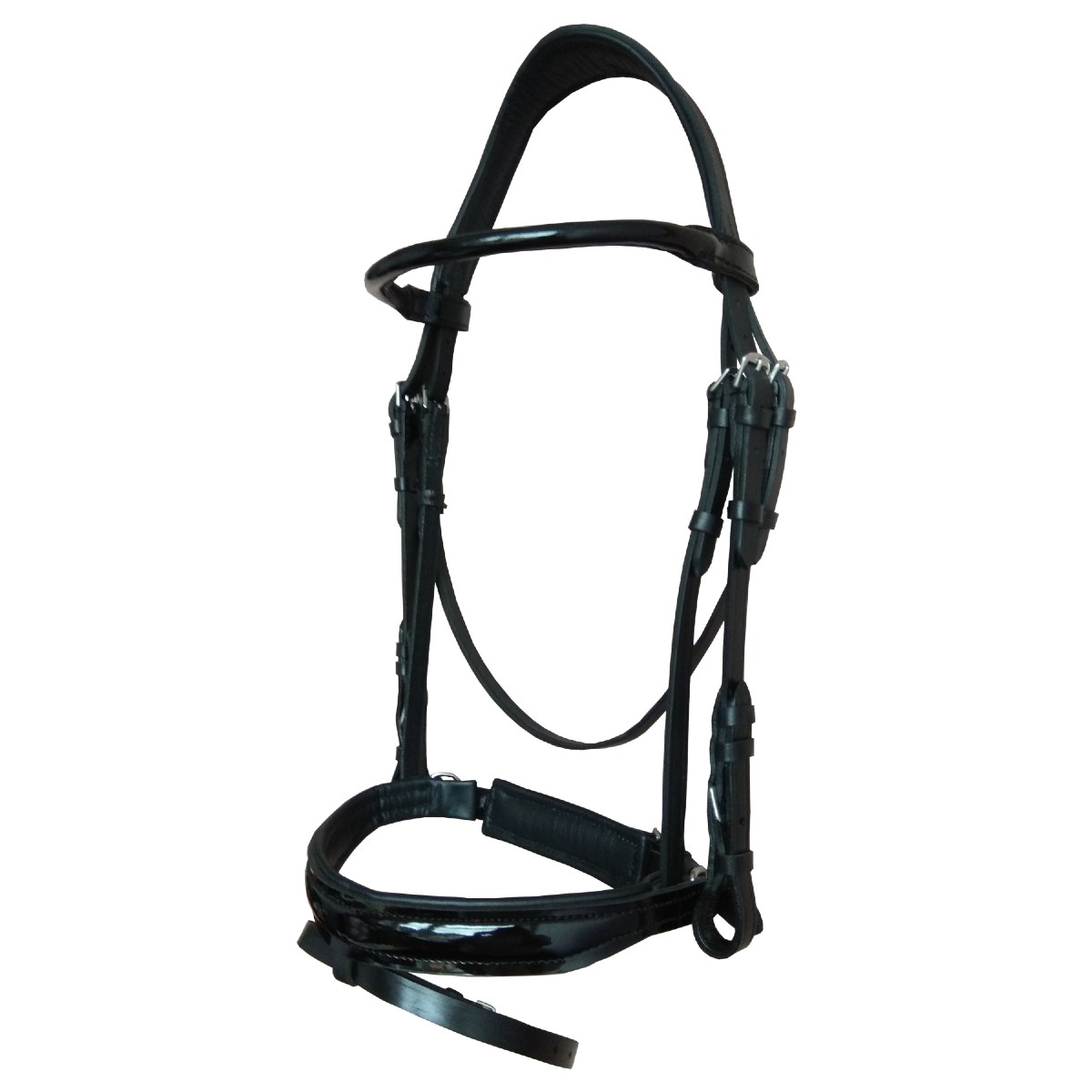 Оголовье трензельное с круглым налобником Оголовье трензельное с круглым налобником