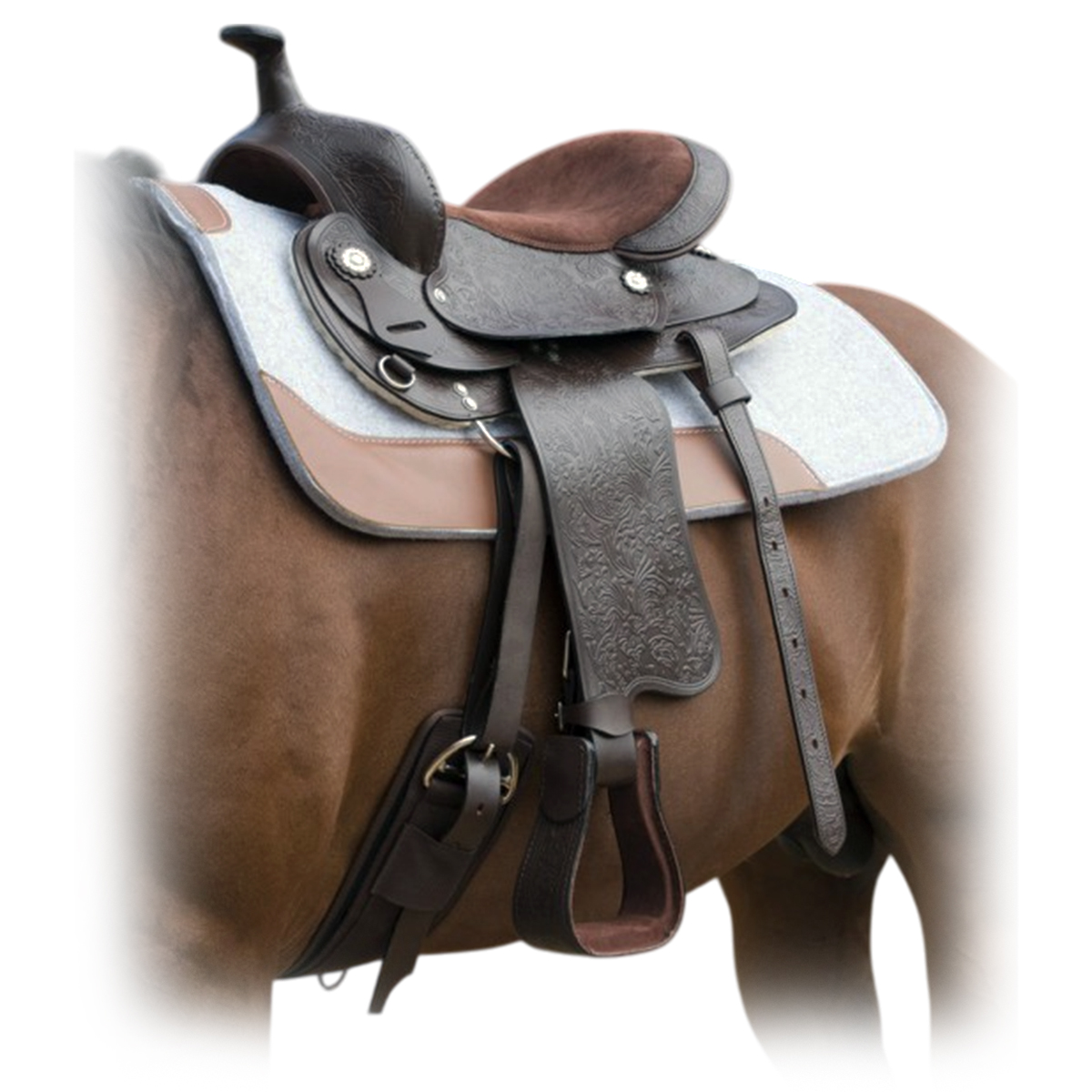 Седло вестерн кожаное "TOPEKA" Седло вестерн кожаное "TOPEKA"