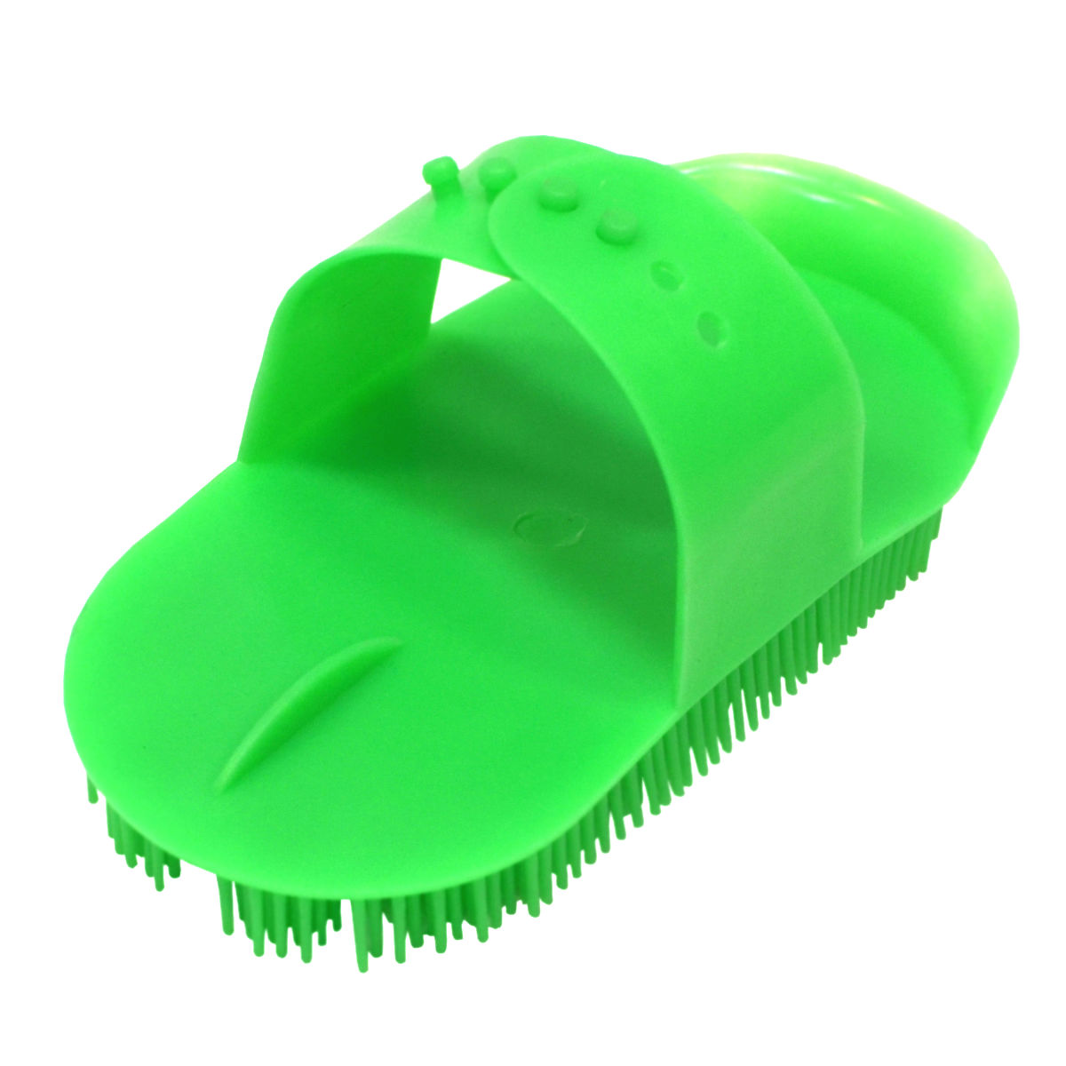 Скребница "EQUIMAN" пластиковая большая для лошади