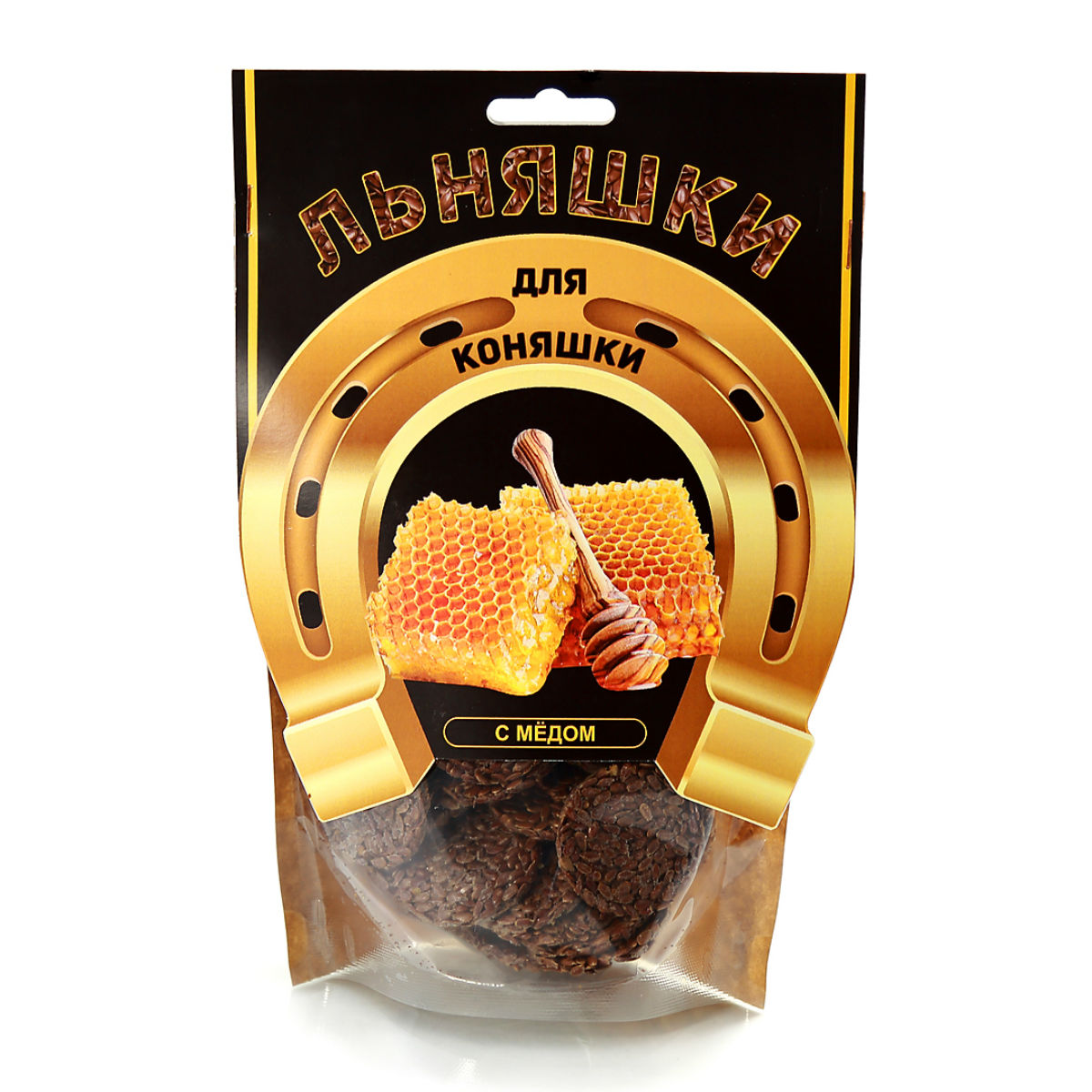 Льняшки для коняшки с медом, 200 гр Льняшки для коняшки с медом, 200 гр