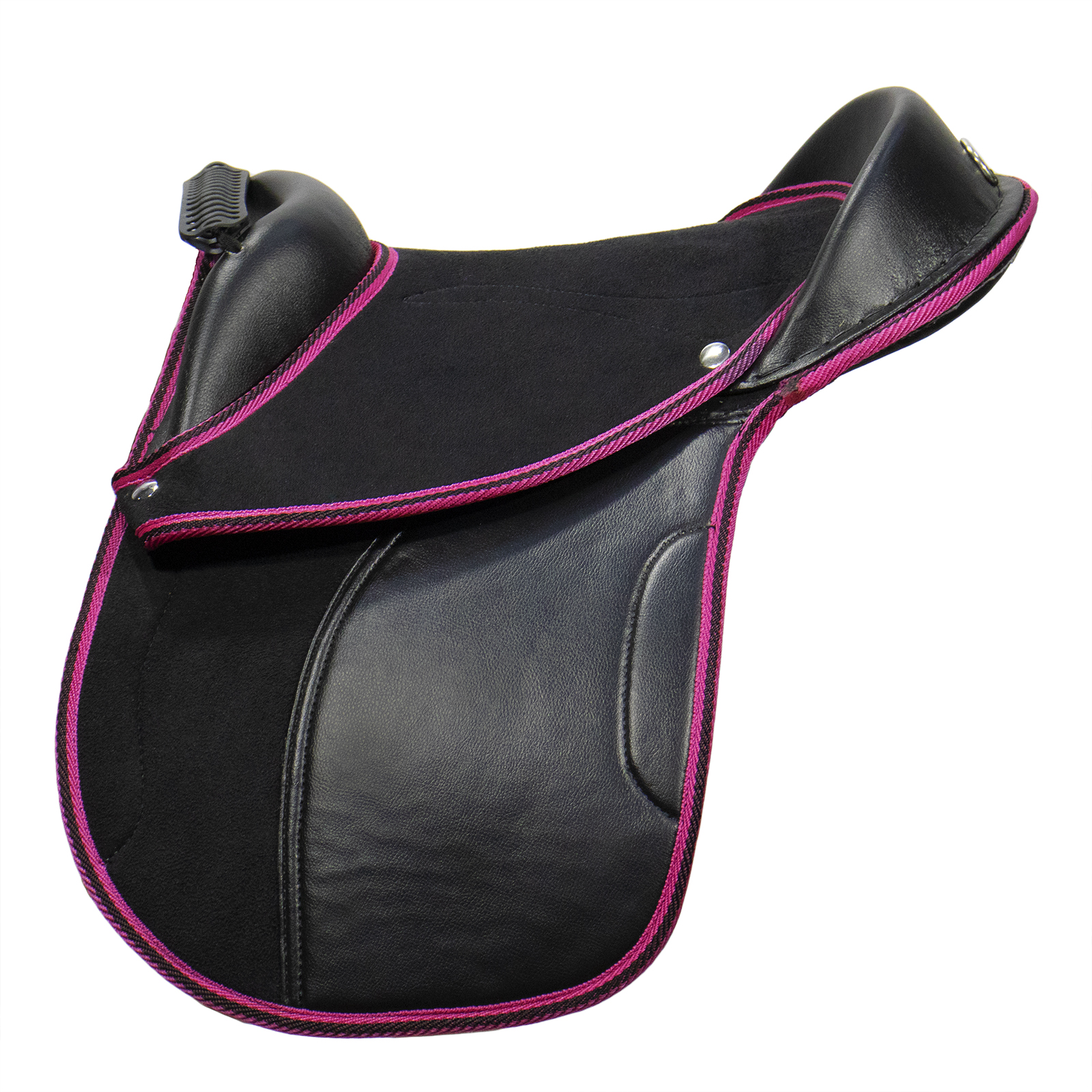 Седло для пони синтетическое в сборе (путлища, стремена, подпруга) Седло для пони синтетическое в сборе (путлища, стремена, подпруга)