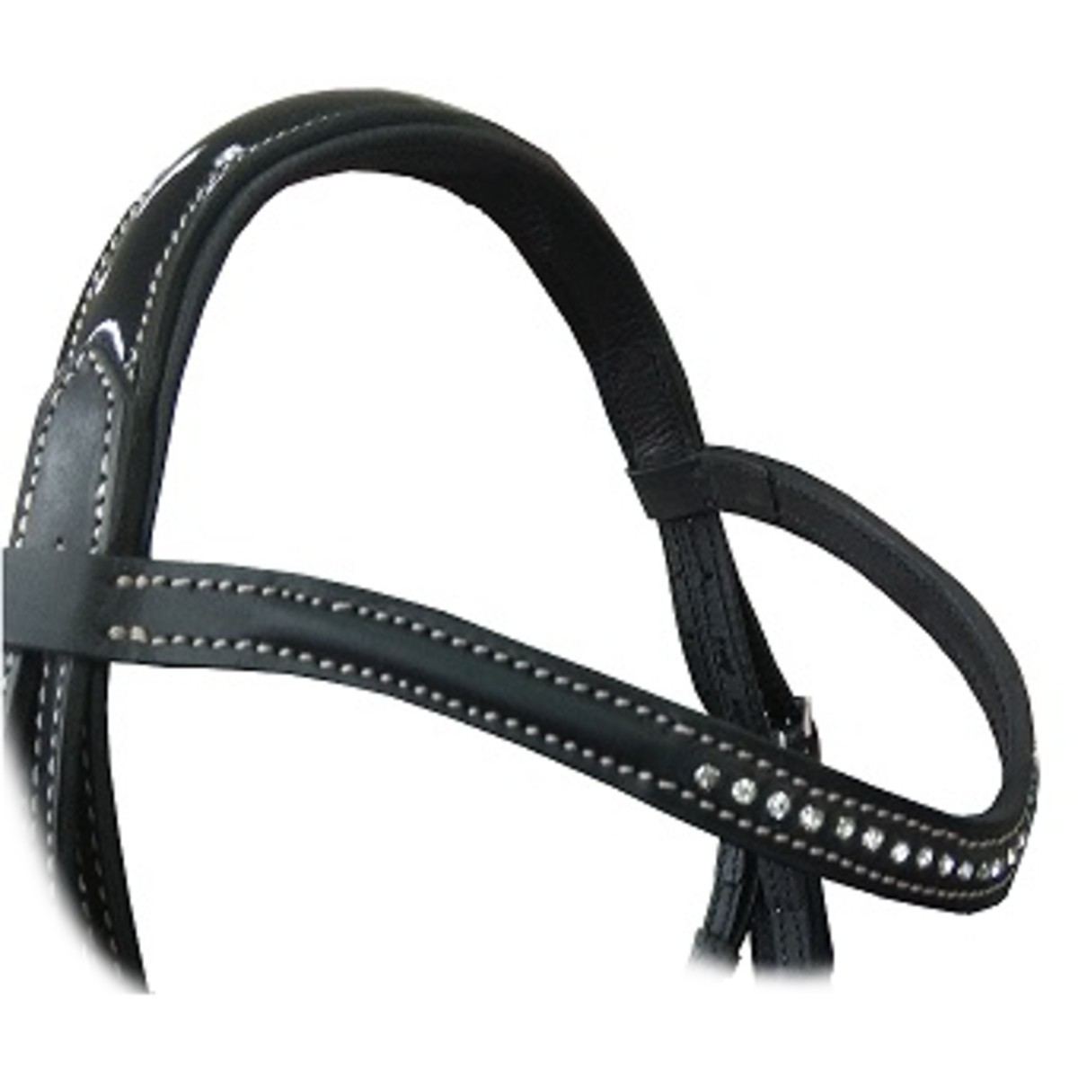 Оголовье мундштучное со стразами Оголовье мундштучное со стразами