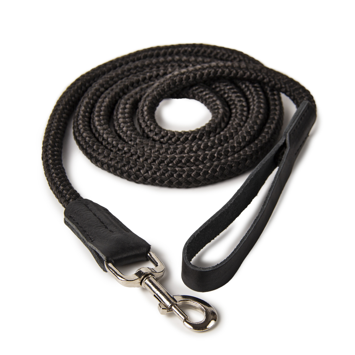 Чумбур нейлоновый TAYGA с кожаной ручкой