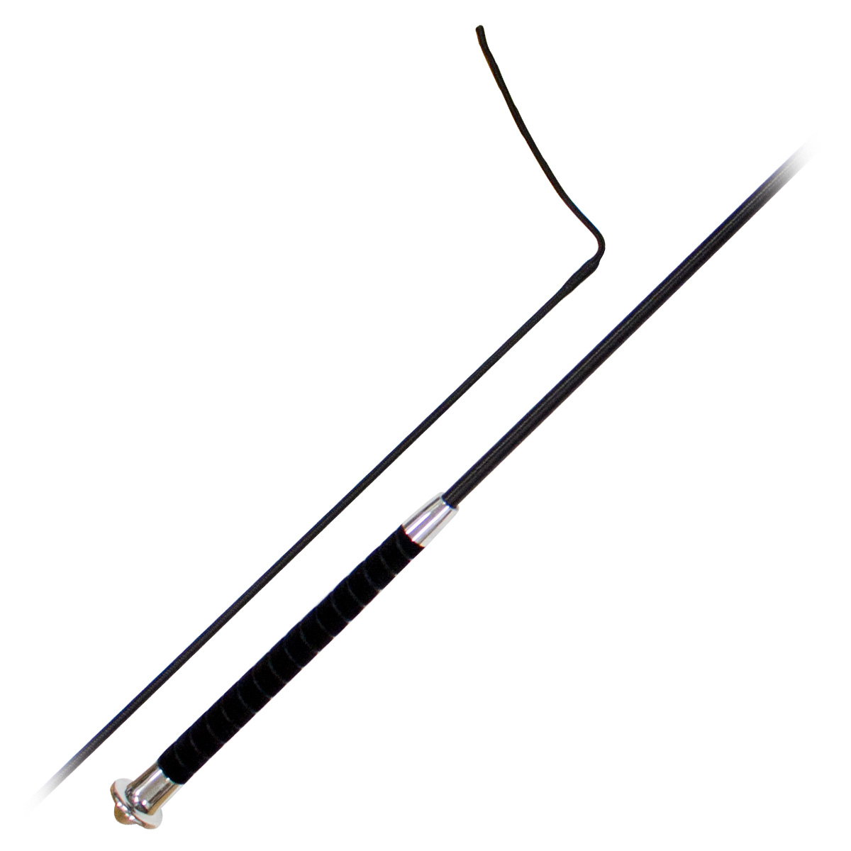 Хлыст выездковый "EQUIMAN" с бархатной ручкой и металлической отделкой Хлыст выездковый "EQUIMAN" с бархатной ручкой и металлической отделкой