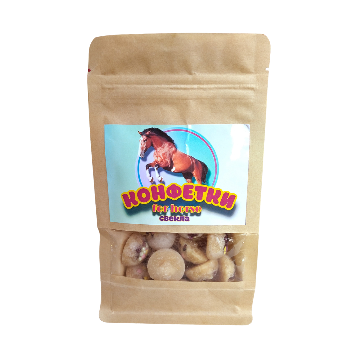 Конфетки для лошади "Свекла" 200 г. Конфетки для лошади "Свекла" 200 г.