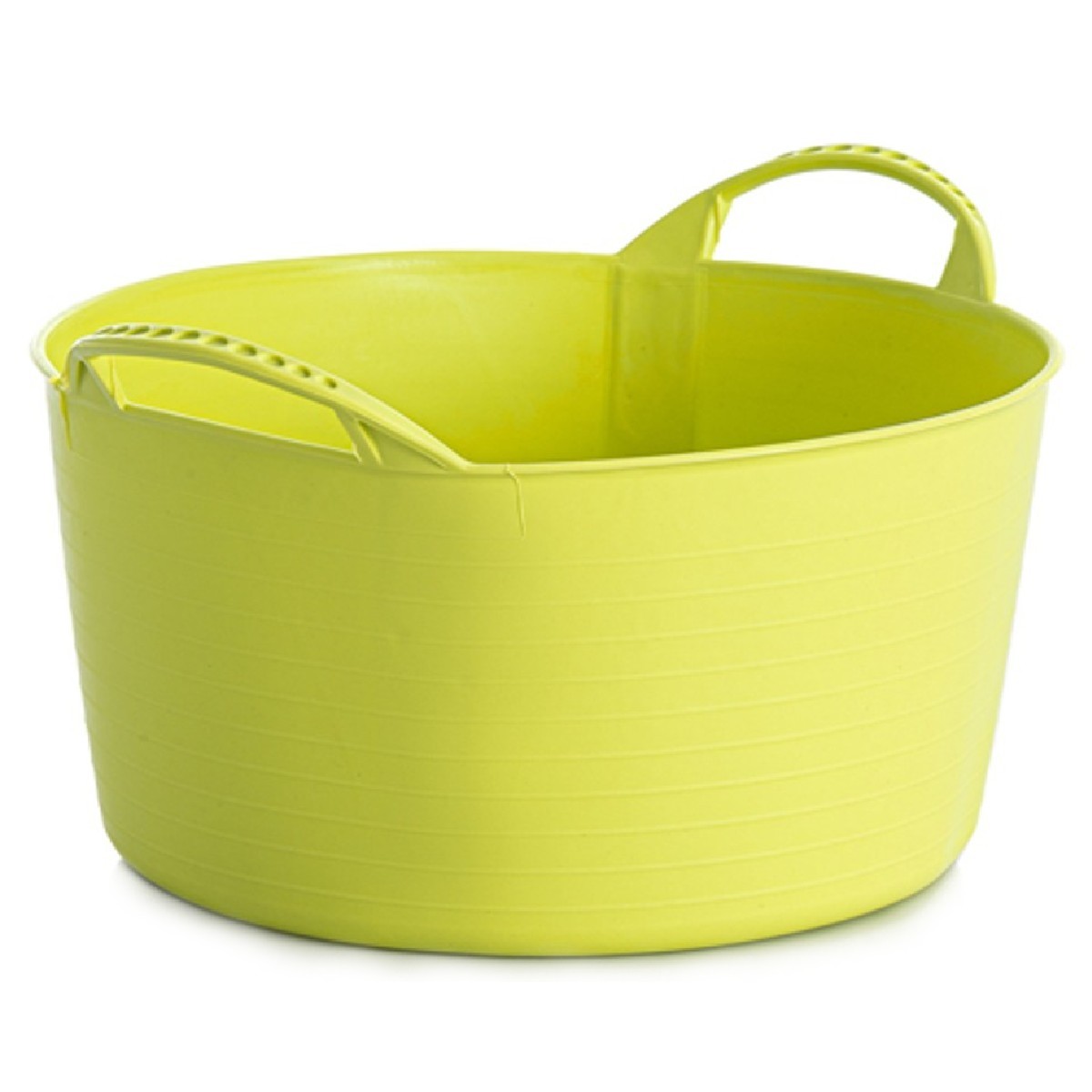 Тазик для лошади "Farmer" с двумя ручкам 24 л, резинопластик