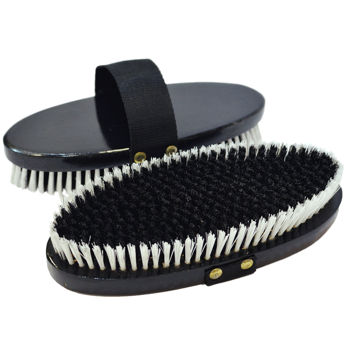 Щетка "EQUIMAN" искусственная щетина с ремешком большая