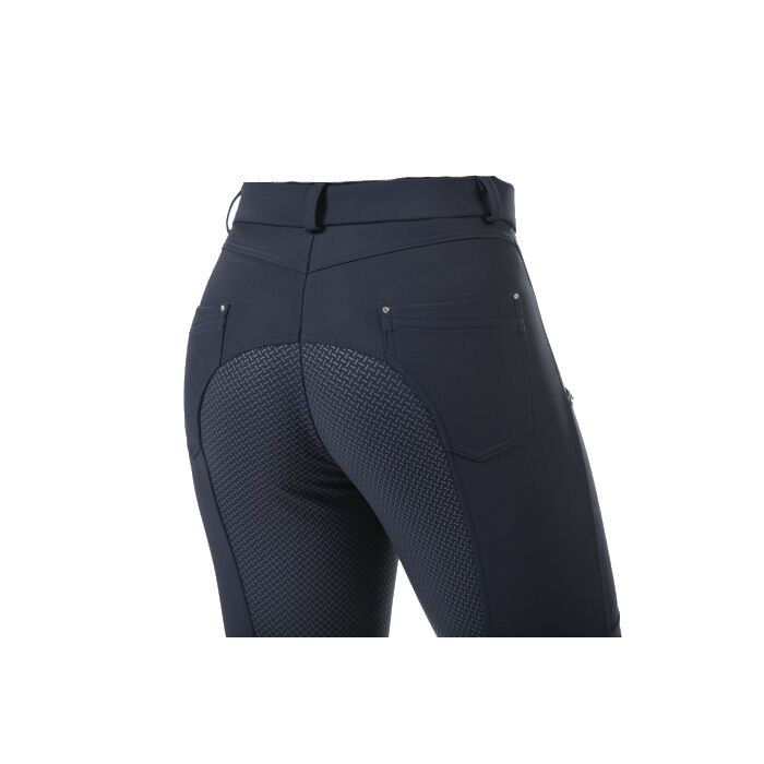 Бриджи женские софтшелл для верховой езды "Monaco" с полной силиконовой леей 