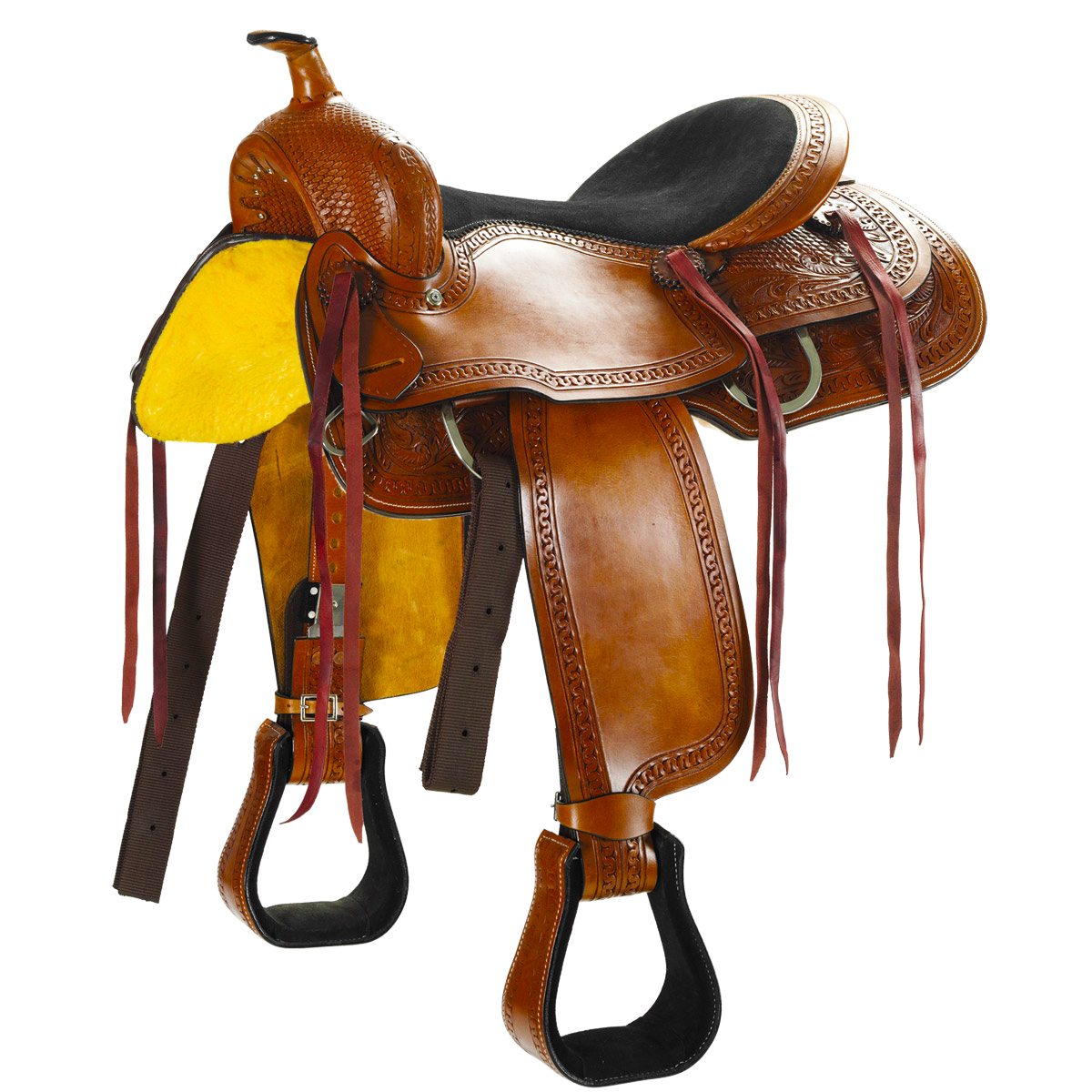 Седло вестерн кожаное Седло вестерн кожаное