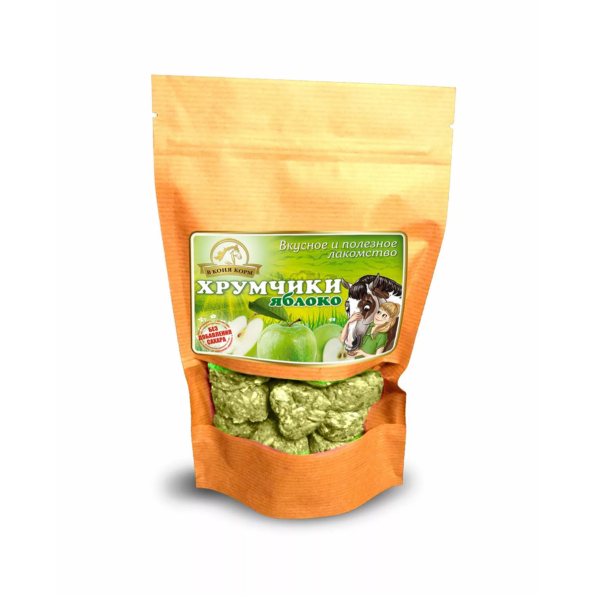 Лакомство для лошади Хрумчики "Яблочные" 250 г. Лакомство для лошади Хрумчики "Яблочные" 250 г.