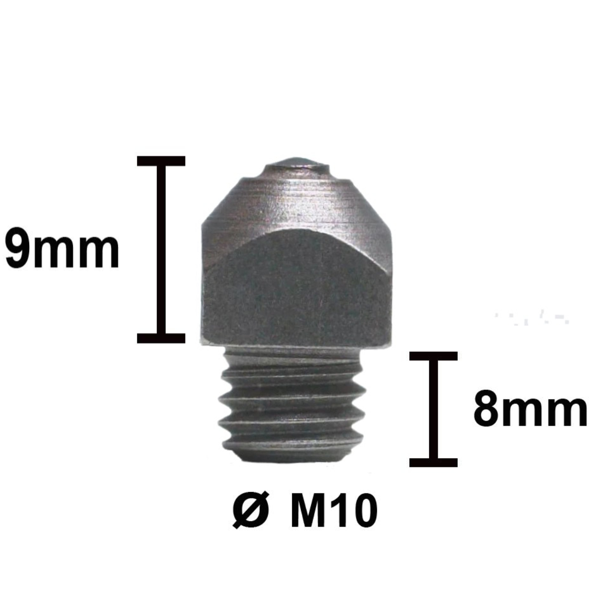 Шипы для подков М10 с победитовой вставкой, шт Шипы для подков М10 с победитовой вставкой, шт
