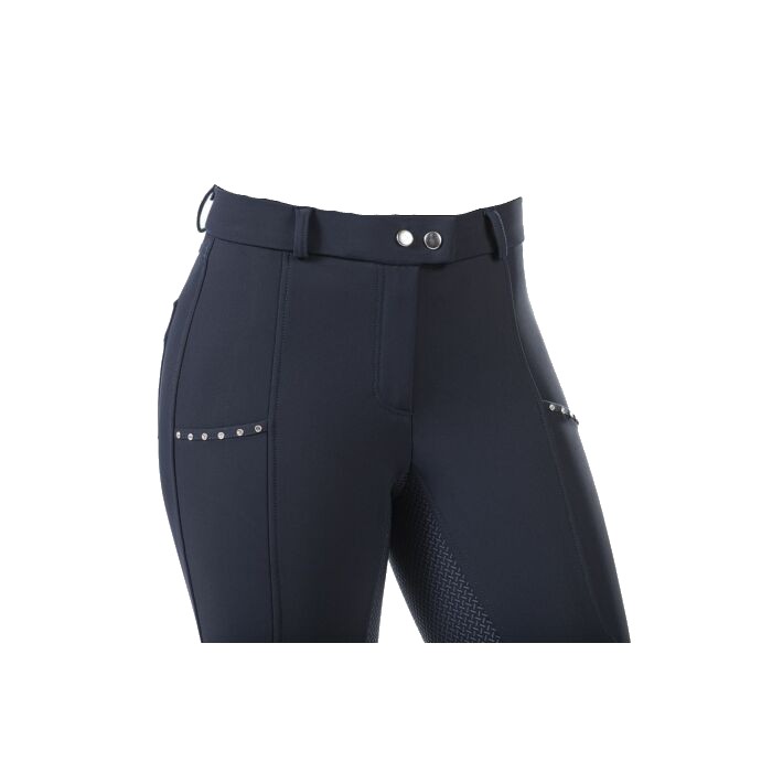Бриджи женские софтшелл для верховой езды "Monaco" с полной силиконовой леей 