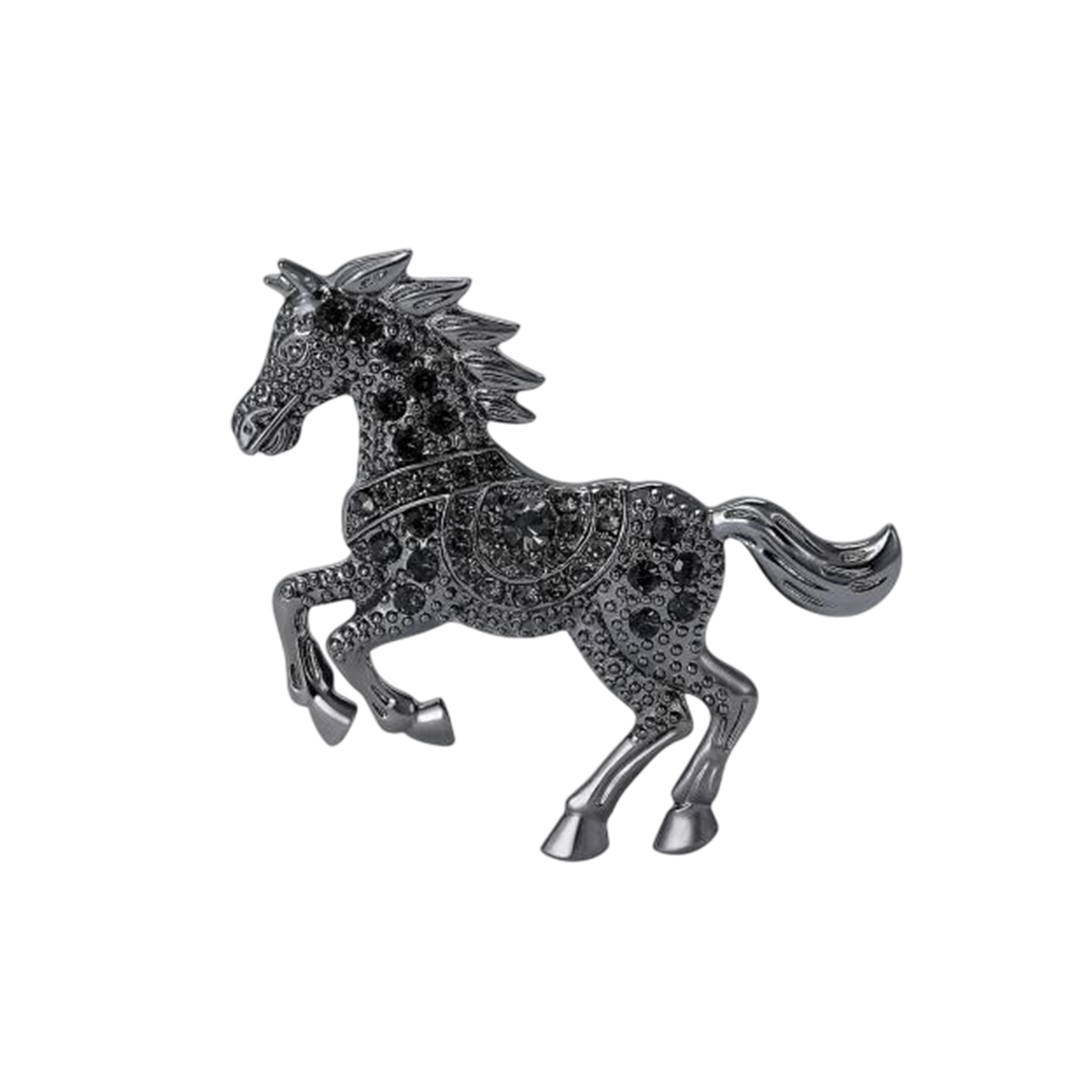 Брошь "Лошадка" со стразами Брошь "Лошадка" со стразами