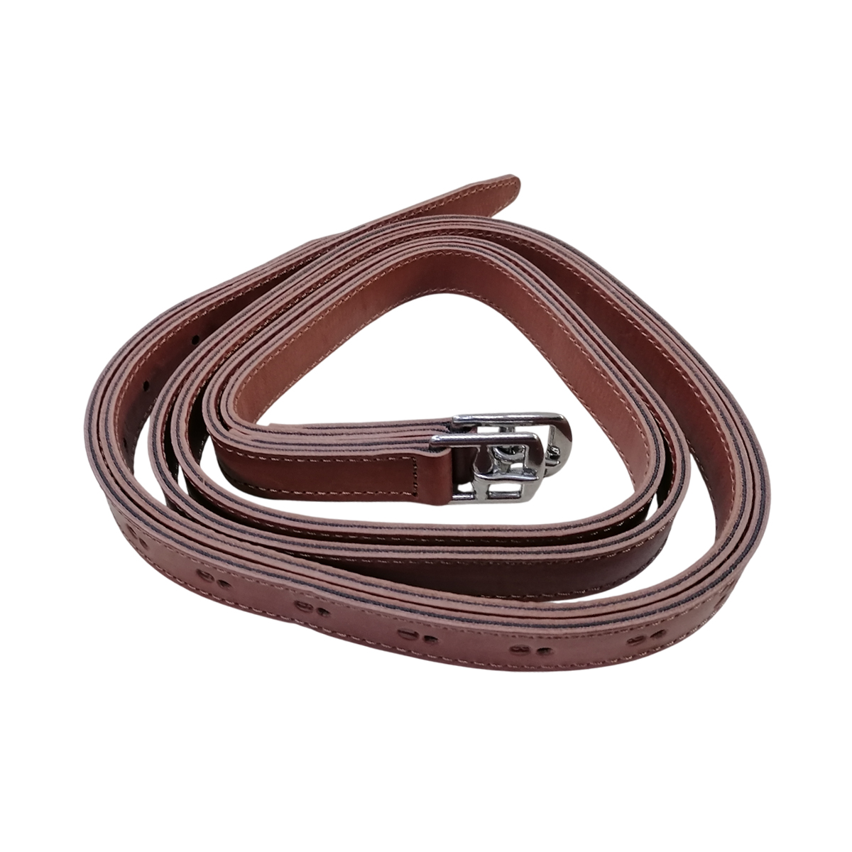 Путлища кожаные TAYGA усиленные тесьмой