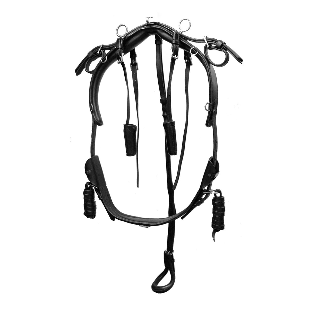 Упряжь рысистая с колпачками Упряжь рысистая с колпачками