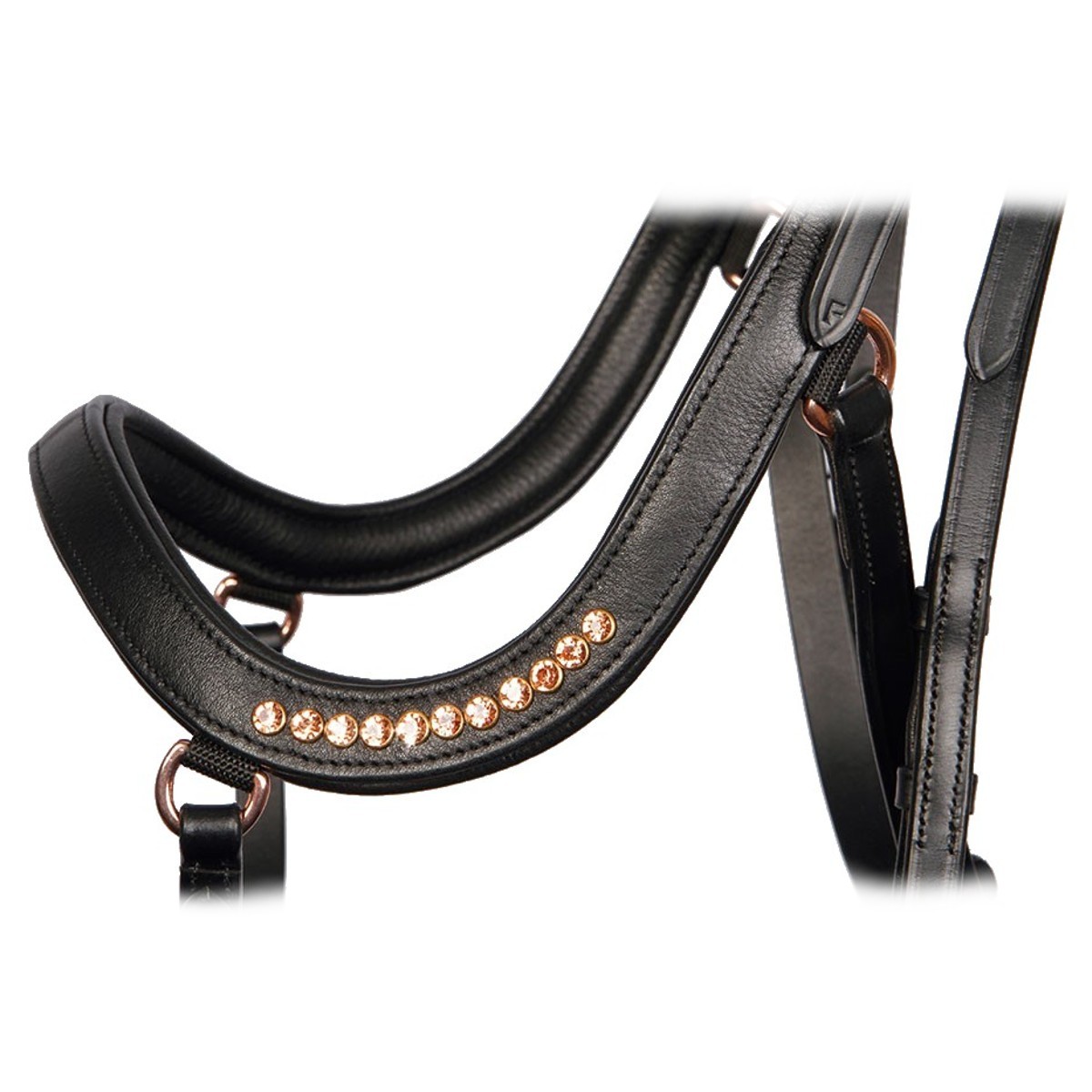 Оголовье трензельное анатомическое "Rosegold" Оголовье трензельное анатомическое "Rosegold"