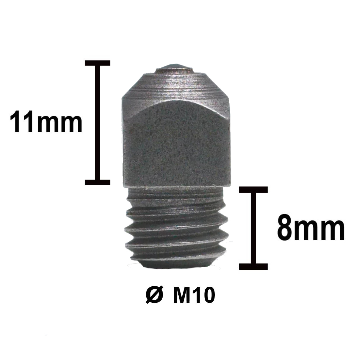 Шипы для подков М10 с победитовой вставкой, шт Шипы для подков М10 с победитовой вставкой, шт