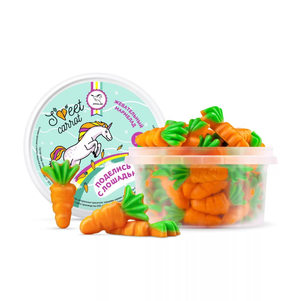 Мармелад жевательный "Sweet Carrots", 300 г Мармелад жевательный "Sweet Carrots", 300 г