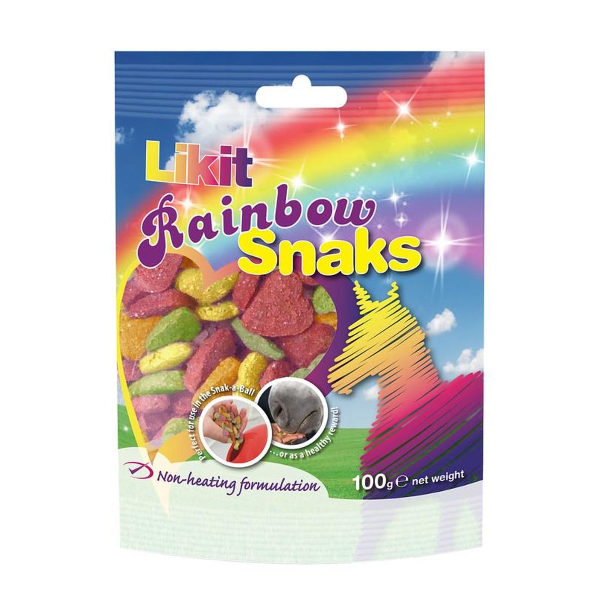 Лакомство "Snaks" для лошадей радуга, 100 гр Лакомство "Snaks" для лошадей радуга, 100 гр