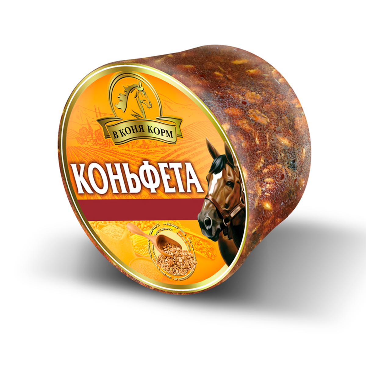 Лакомство д/лошади Коньфета Козинак "Кукуруза" 620 г. арт.60458
