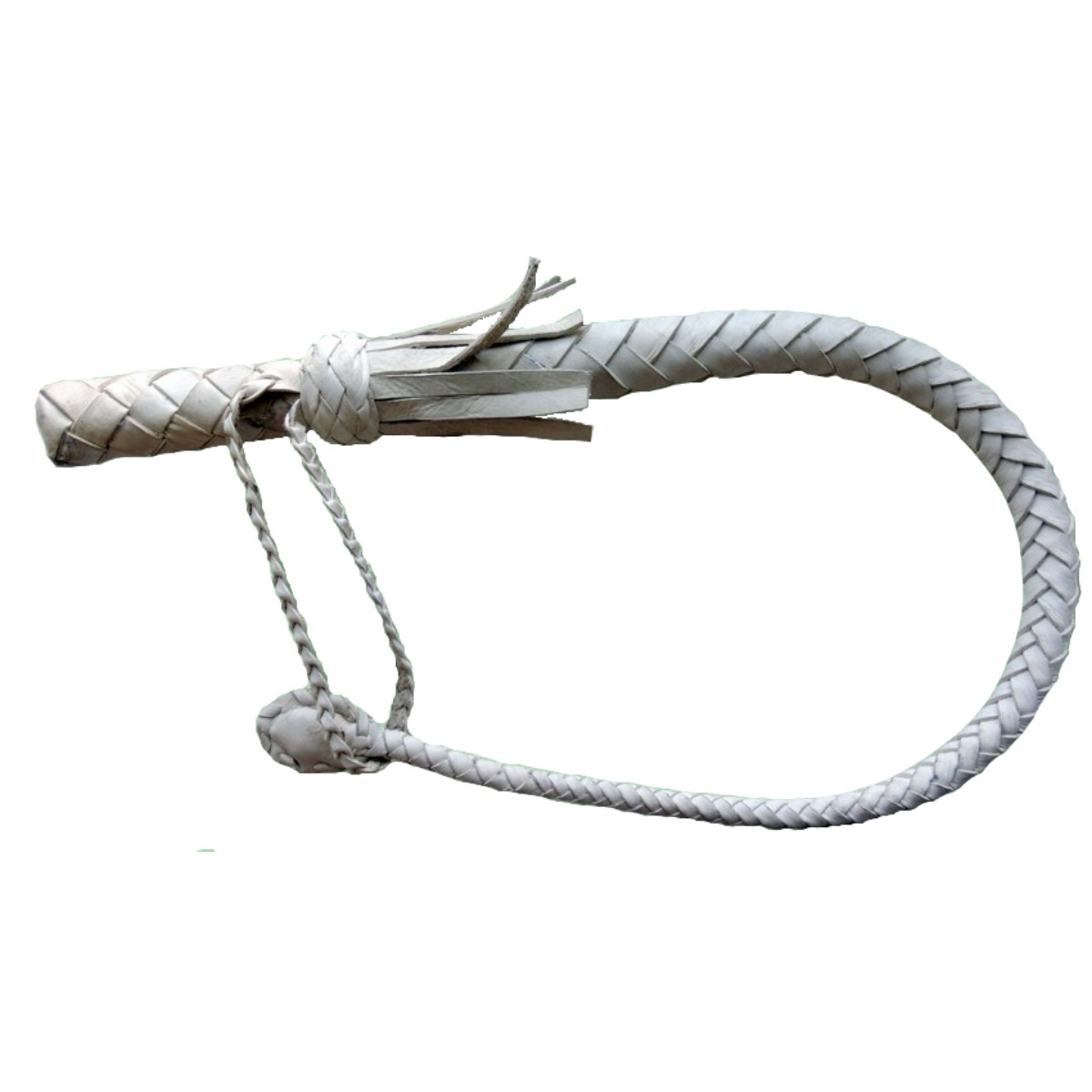 Волчатка станичная из белой сыромятной кожи