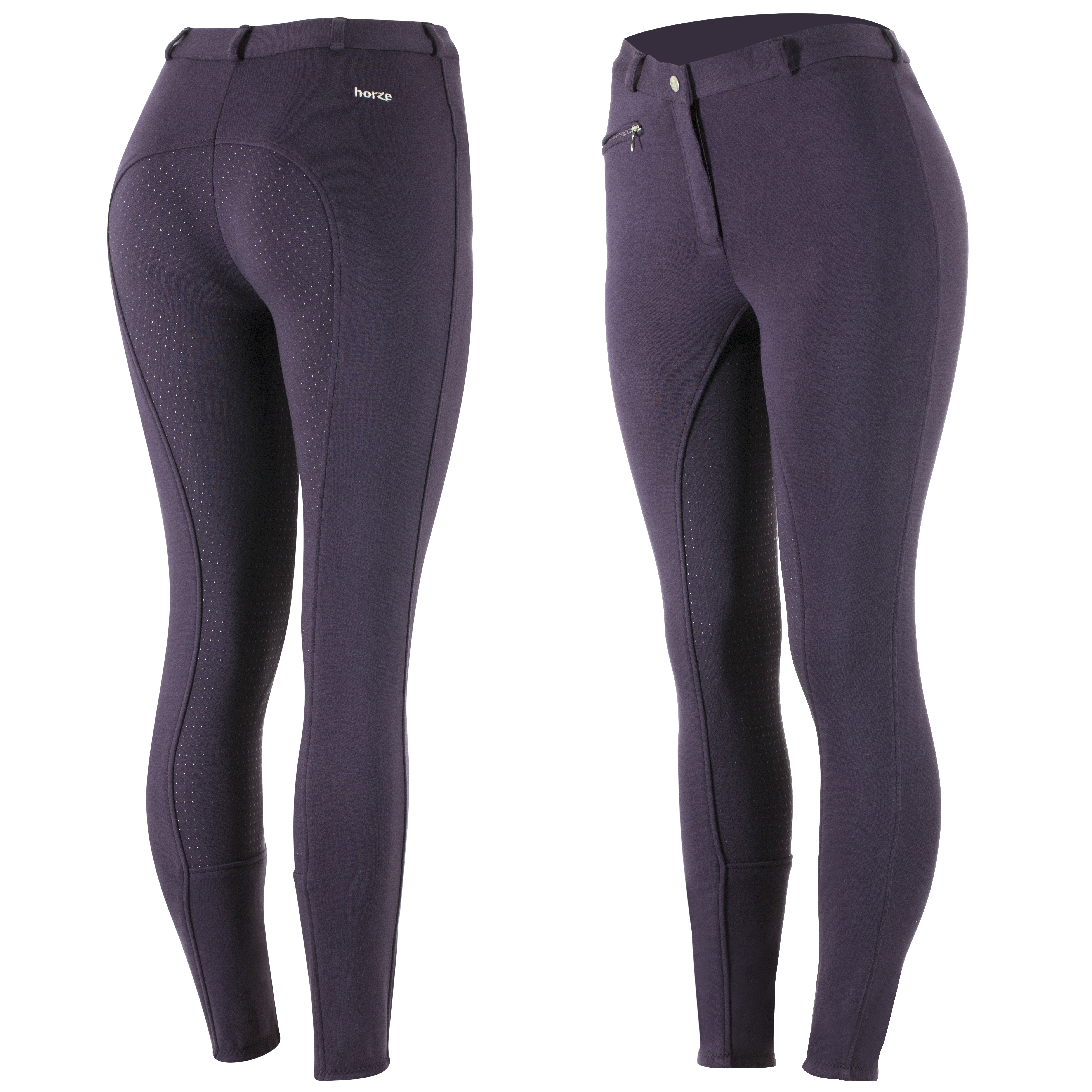 Бриджи женские для верховой езды "Horze Active" с полной силиконовой леей