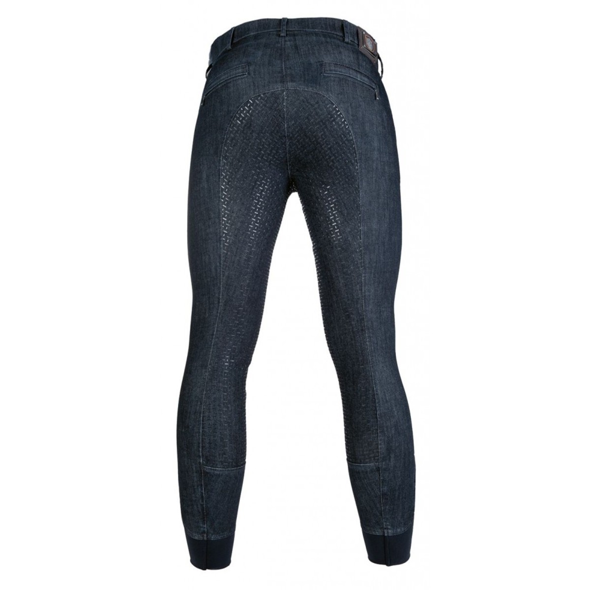 Бриджи мужские для верховой езды "Denim" с полной силиконовой леей 