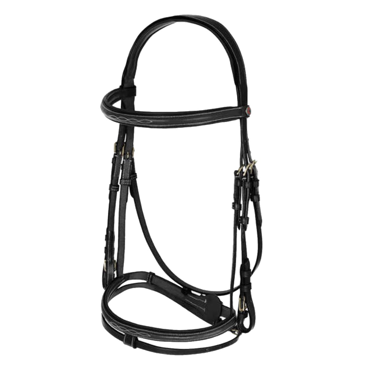 Оголовье трензельное с отстрочкой "Constance"