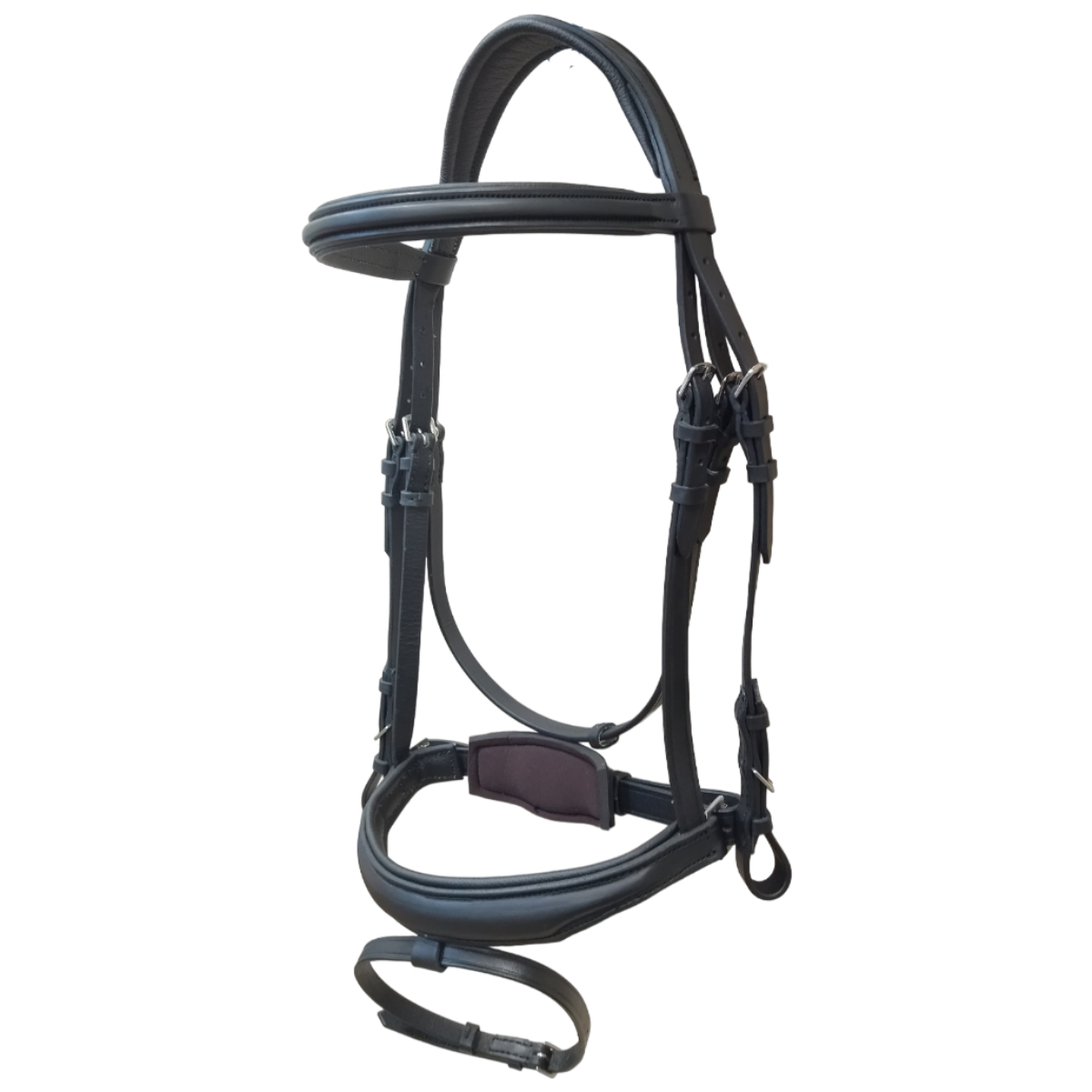 Оголовье трензельное с самозатягивающимся капсюлем без повода Оголовье трензельное с самозатягивающимся капсюлем без повода