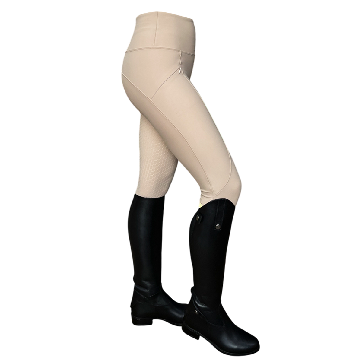 Лосины женские "EQUIMAN" для верховой езды с полной силиконовой леей 