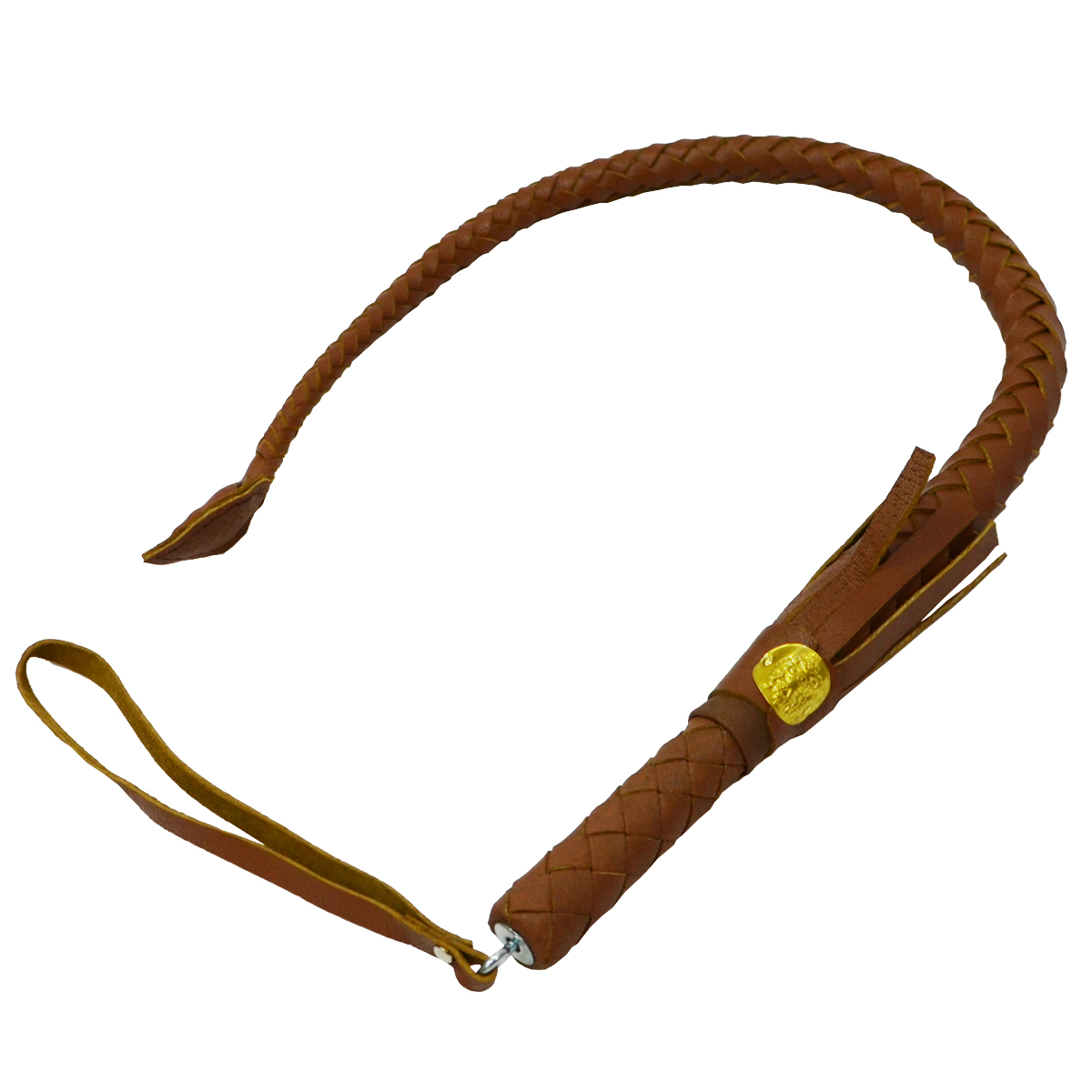 Нагайка "Уральская" с плетеной кожаной ручкой