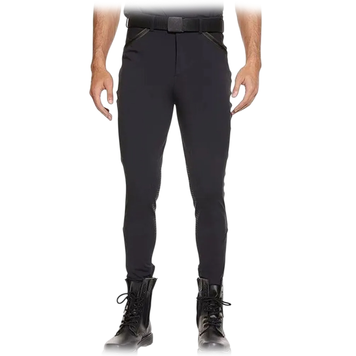 Бриджи мужские для верховой езды с силиконовой коленной леей 