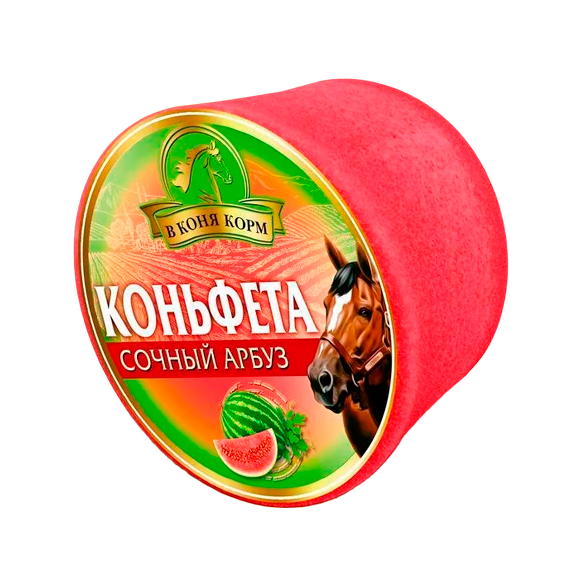 Лакомство для лошади Коньфета "Арбуз" 620 г. Лакомство для лошади Коньфета "Арбуз" 620 г.