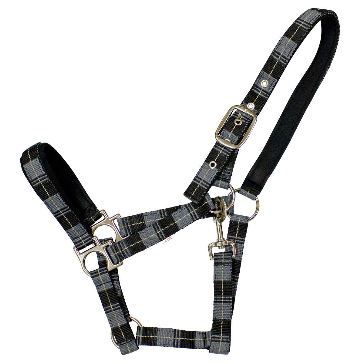 Недоуздок с неопреновой подложкой в клетку "EQUIMAN" Недоуздок с неопреновой подложкой в клетку "EQUIMAN"