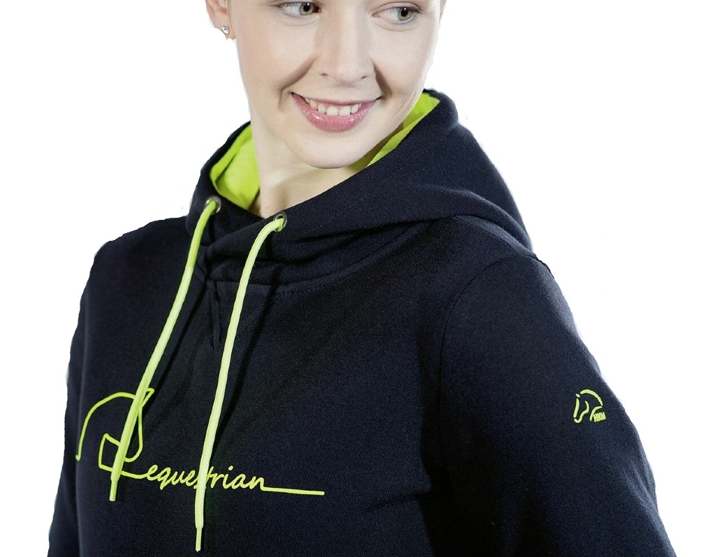Толстовка женская для верховой езды с капюшоном Толстовка женская для верховой езды с капюшоном