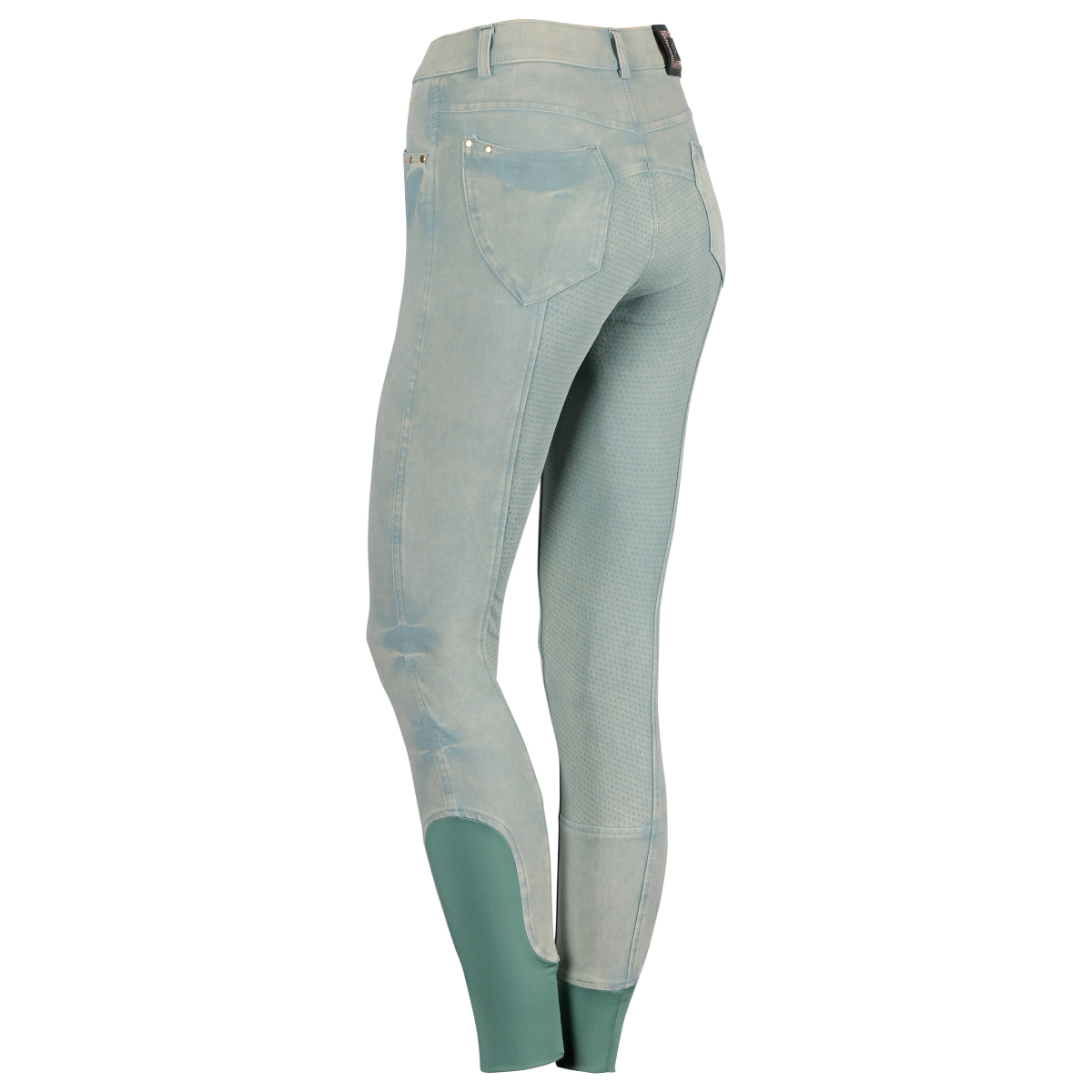 Бриджи женские "Denim Jaruco" для верховой езды с полной силиконовой леей