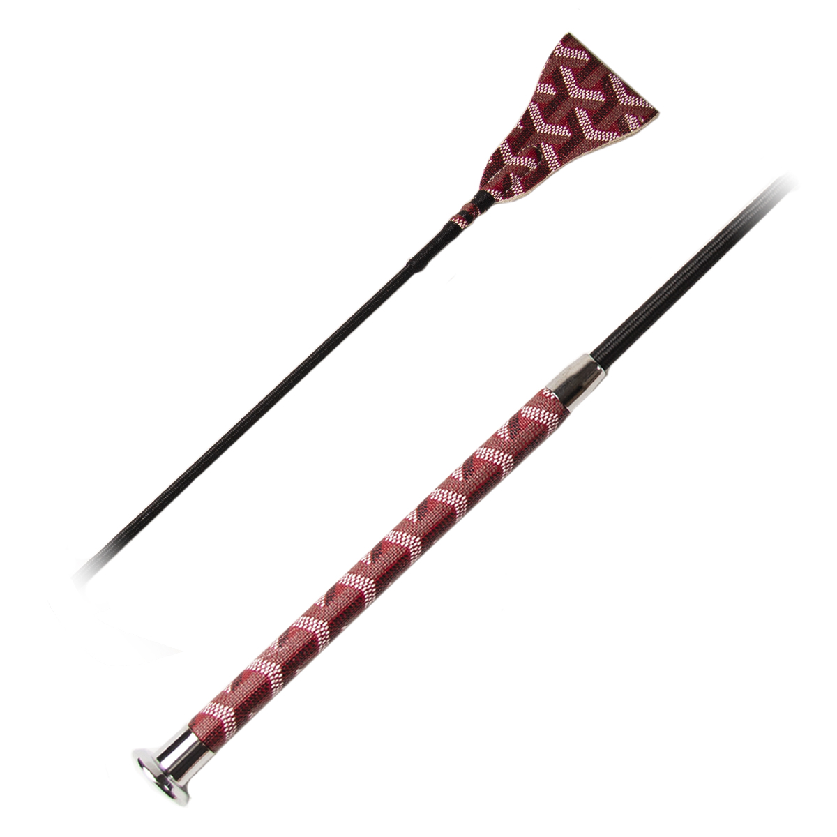 Хлыст конкурный "EQUIMAN" с цветным орнаментом Хлыст конкурный "EQUIMAN" с цветным орнаментом