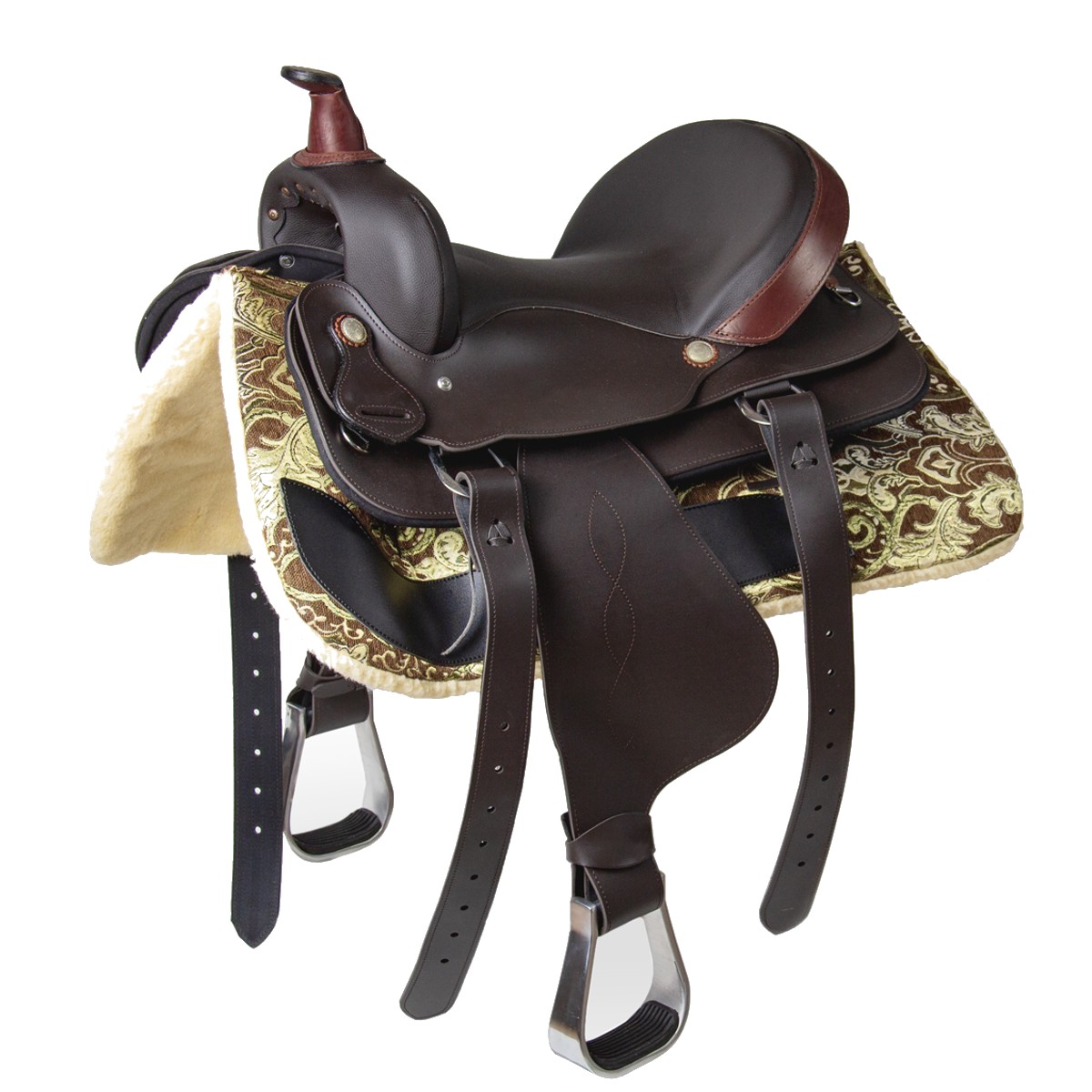 Седло вестерн синтетическое в сборе 
