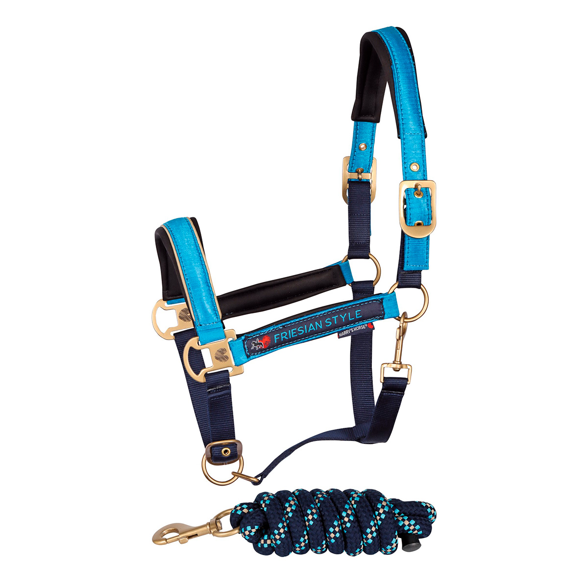 Комплект (недоуздок+чумбур) HH Friesian Style