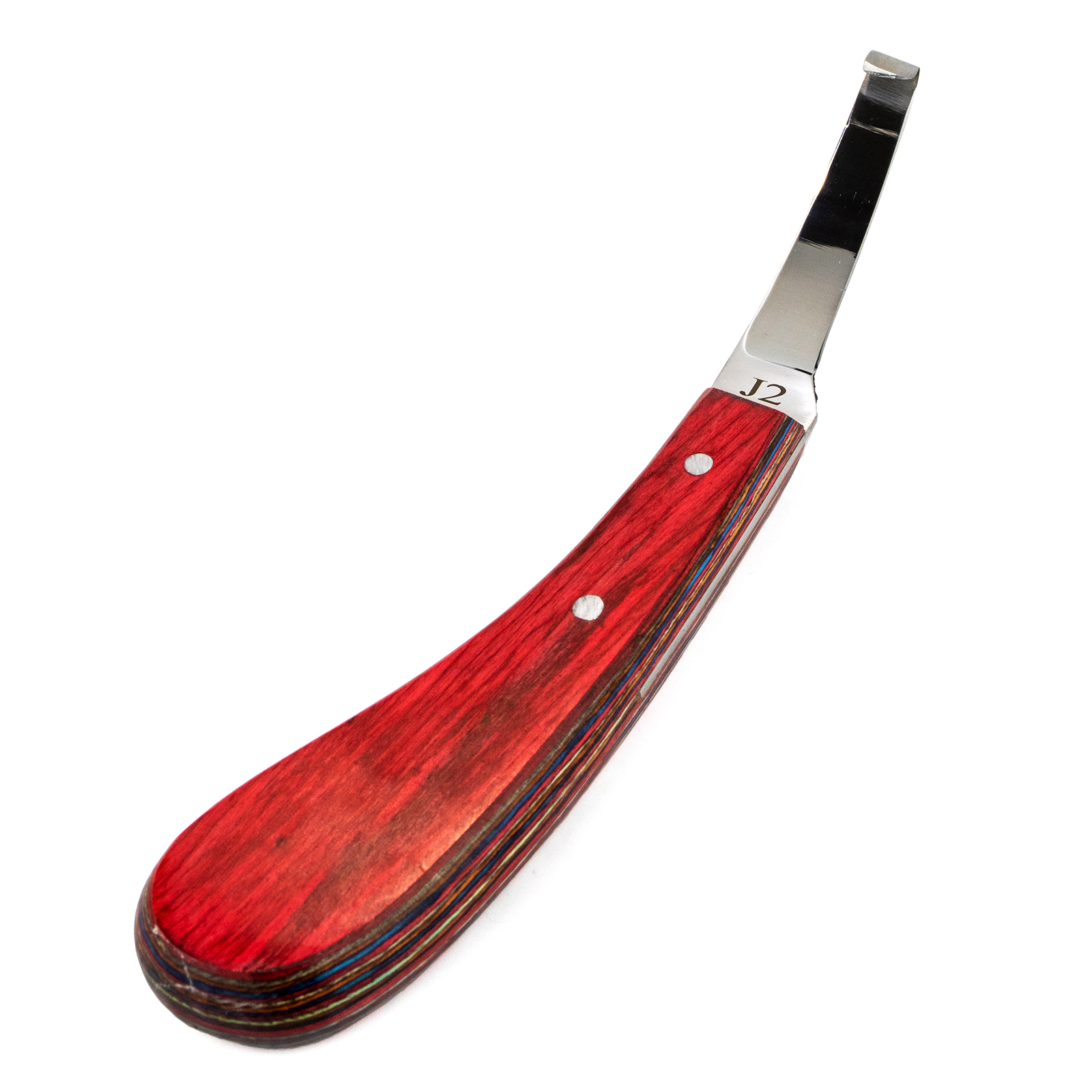 Нож копытный левосторонний с деревянной  ручкой