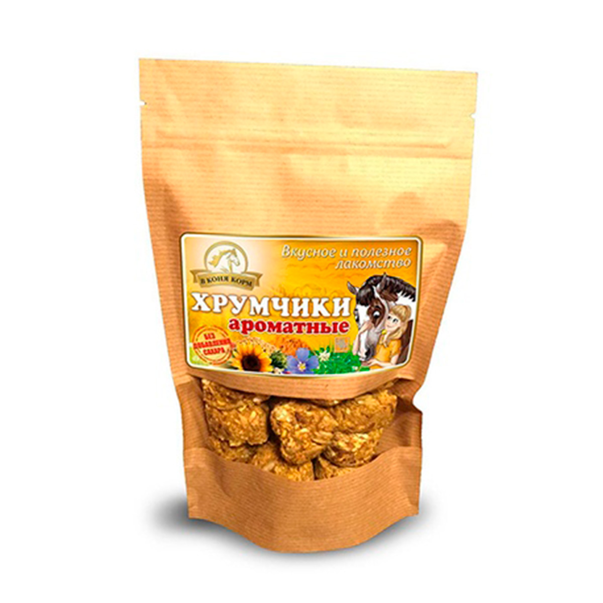 Лакомство для лошади Хрумчики "Ароматные" 250 г.