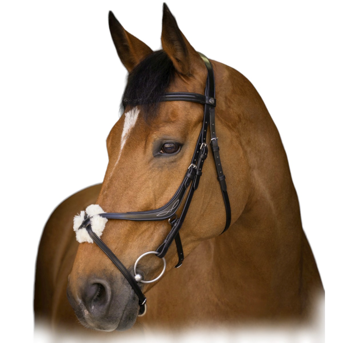 Оголовье NORTON трензельное с мексиканским капсюлем Оголовье NORTON трензельное с мексиканским капсюлем