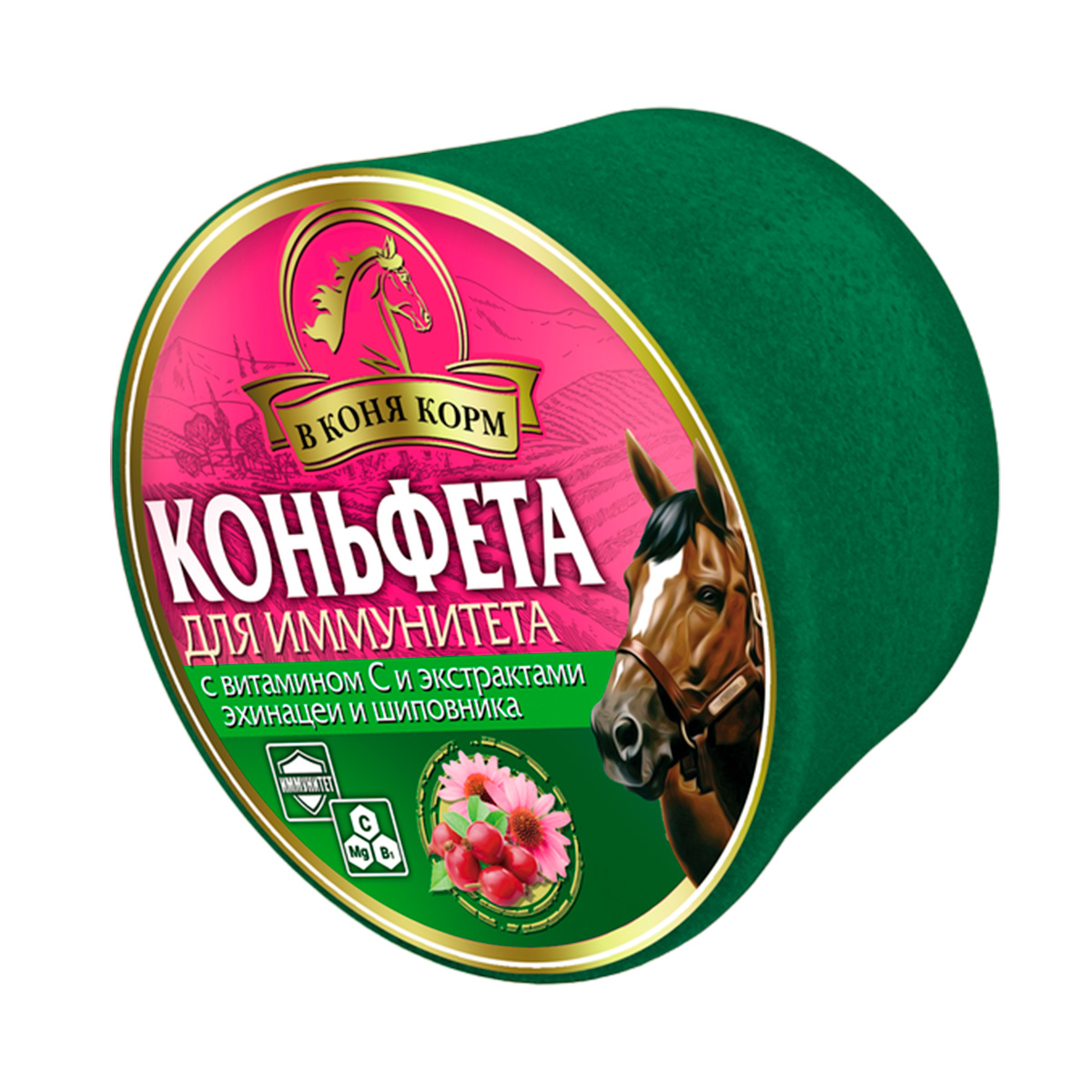 Лакомство для лошади Коньфета "Для иммунитета" 620 г. Лакомство для лошади Коньфета "Для иммунитета" 620 г.