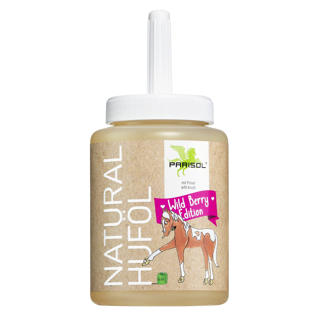 Масло копытное с кисточкой "Лесная ягода", 500 мл Масло копытное с кисточкой "Лесная ягода", 500 мл