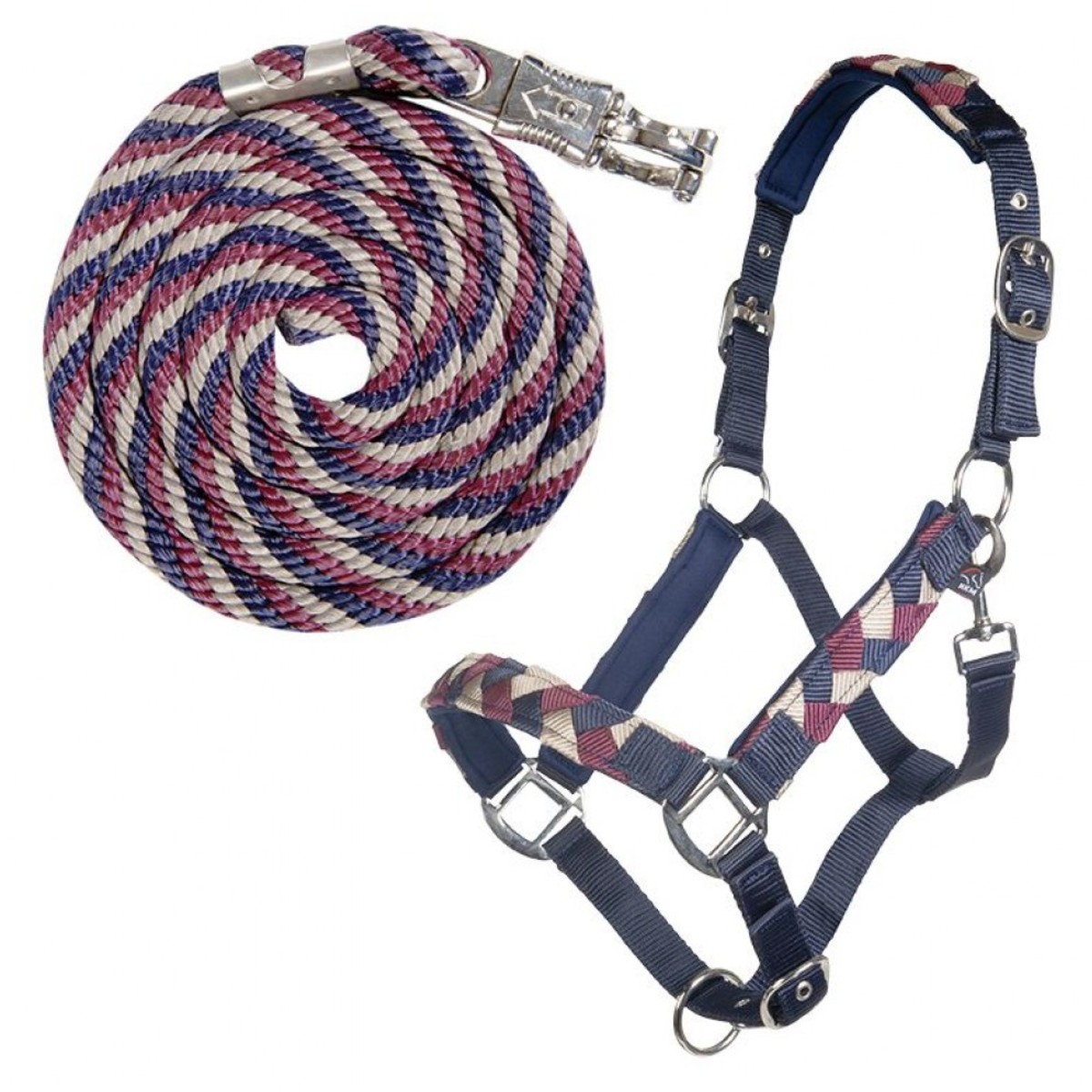 Комплект (недоуздок+чумбур) "HKM Santa Rosa"