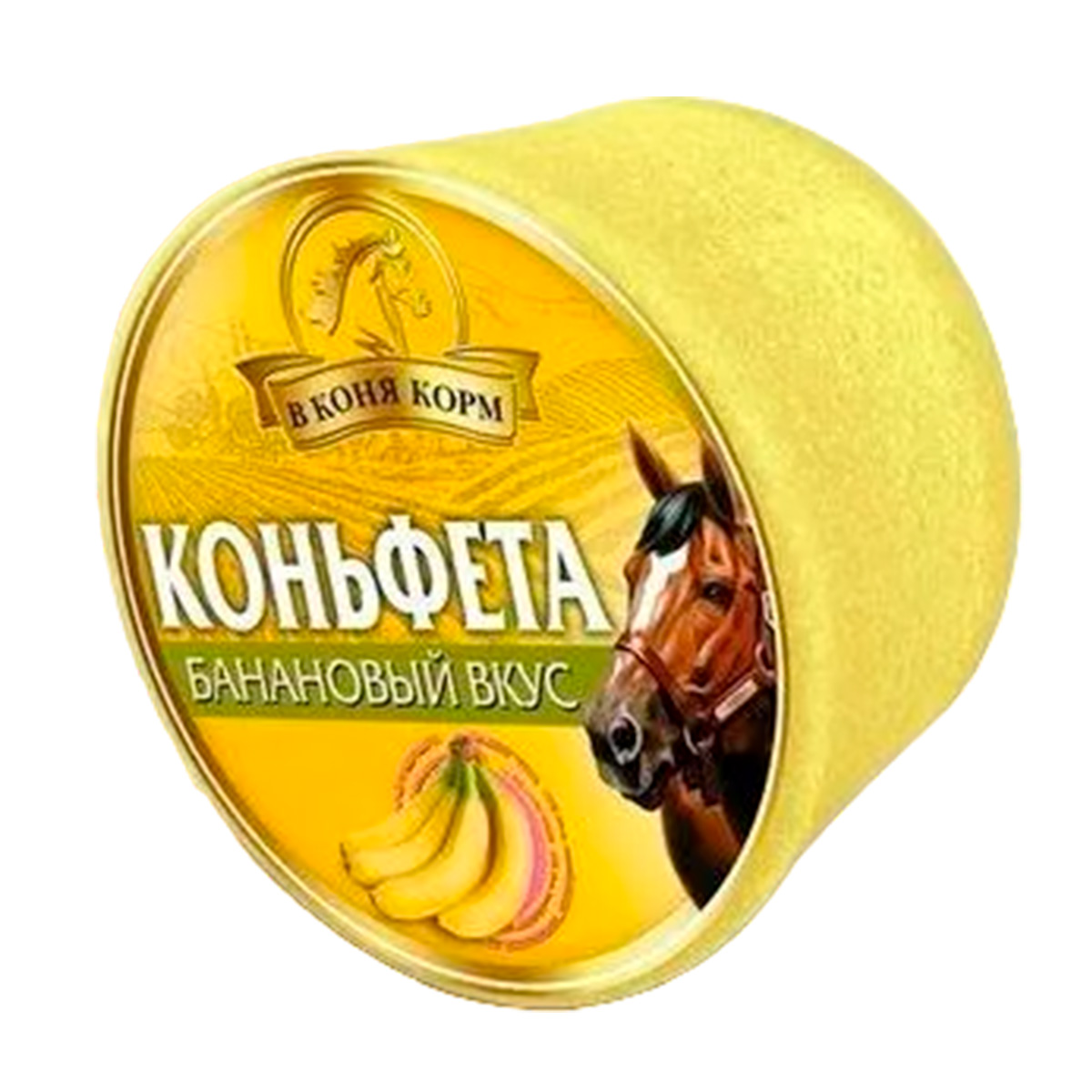 Лакомство для лошади Коньфета "Банан" 620 г. Лакомство для лошади Коньфета "Банан" 620 г.