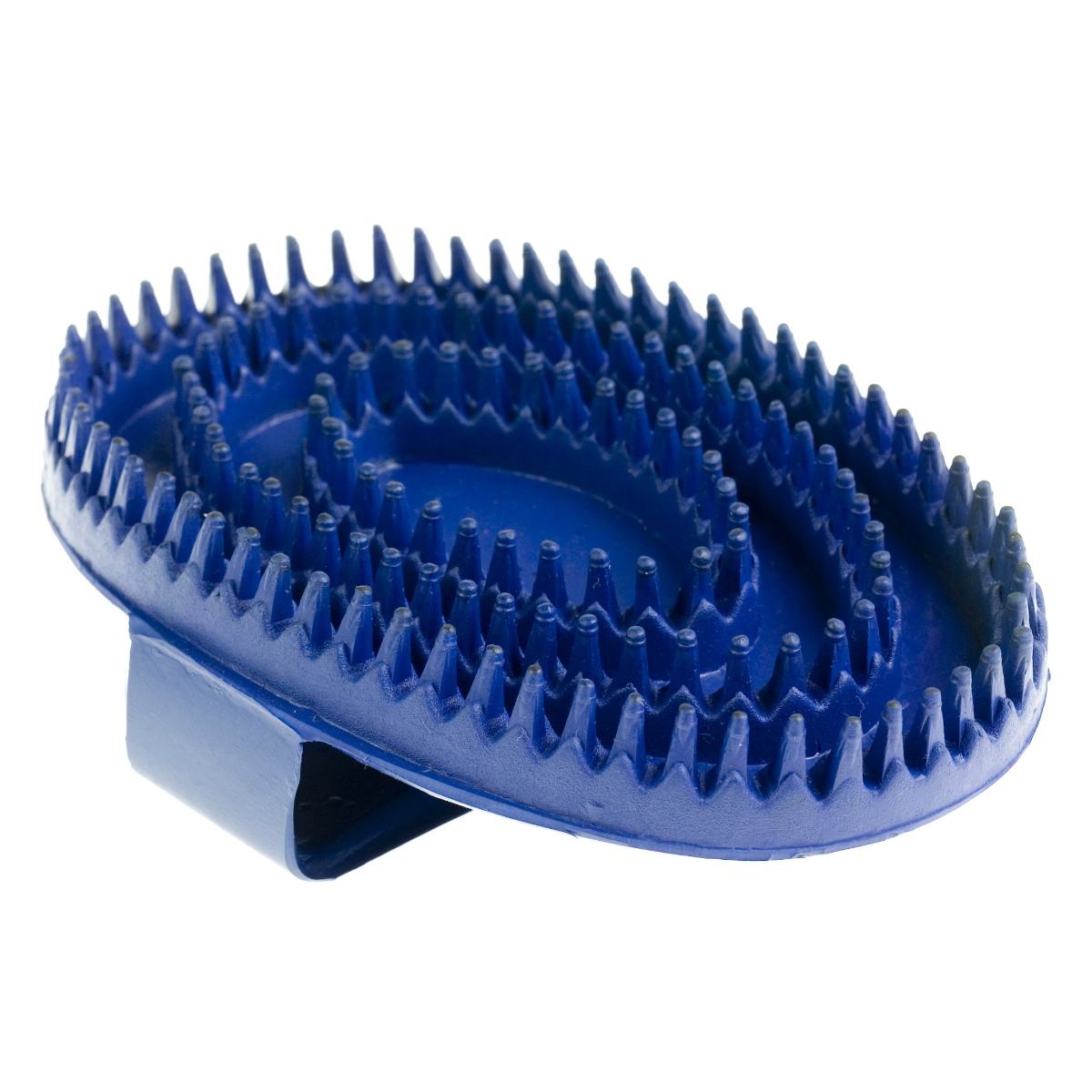 Скребница резиновая для чистки лошади 