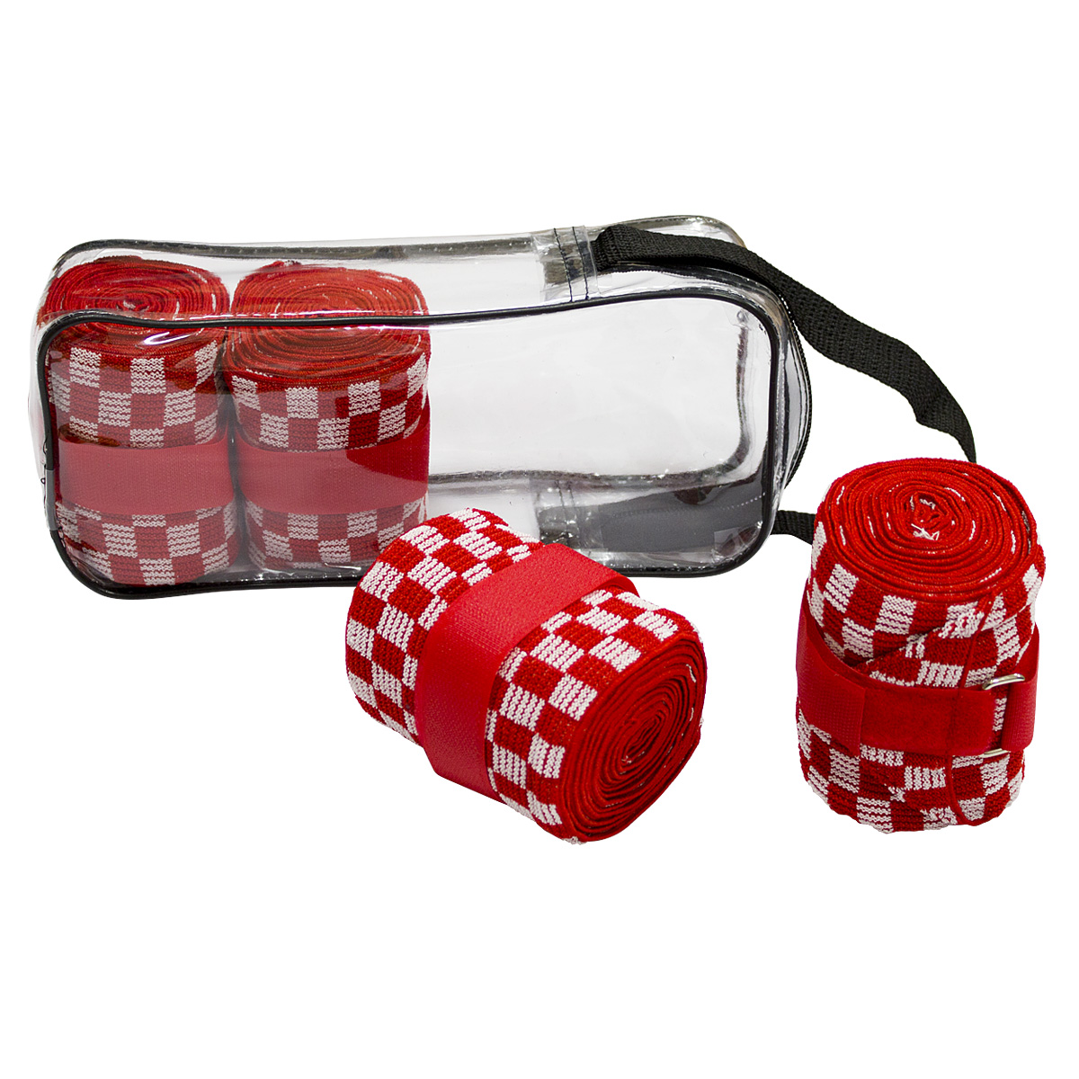 Бинт эластичный в клетку "EQUIMAN" для лошадей, стан Бинт эластичный в клетку "EQUIMAN" для лошадей, стан